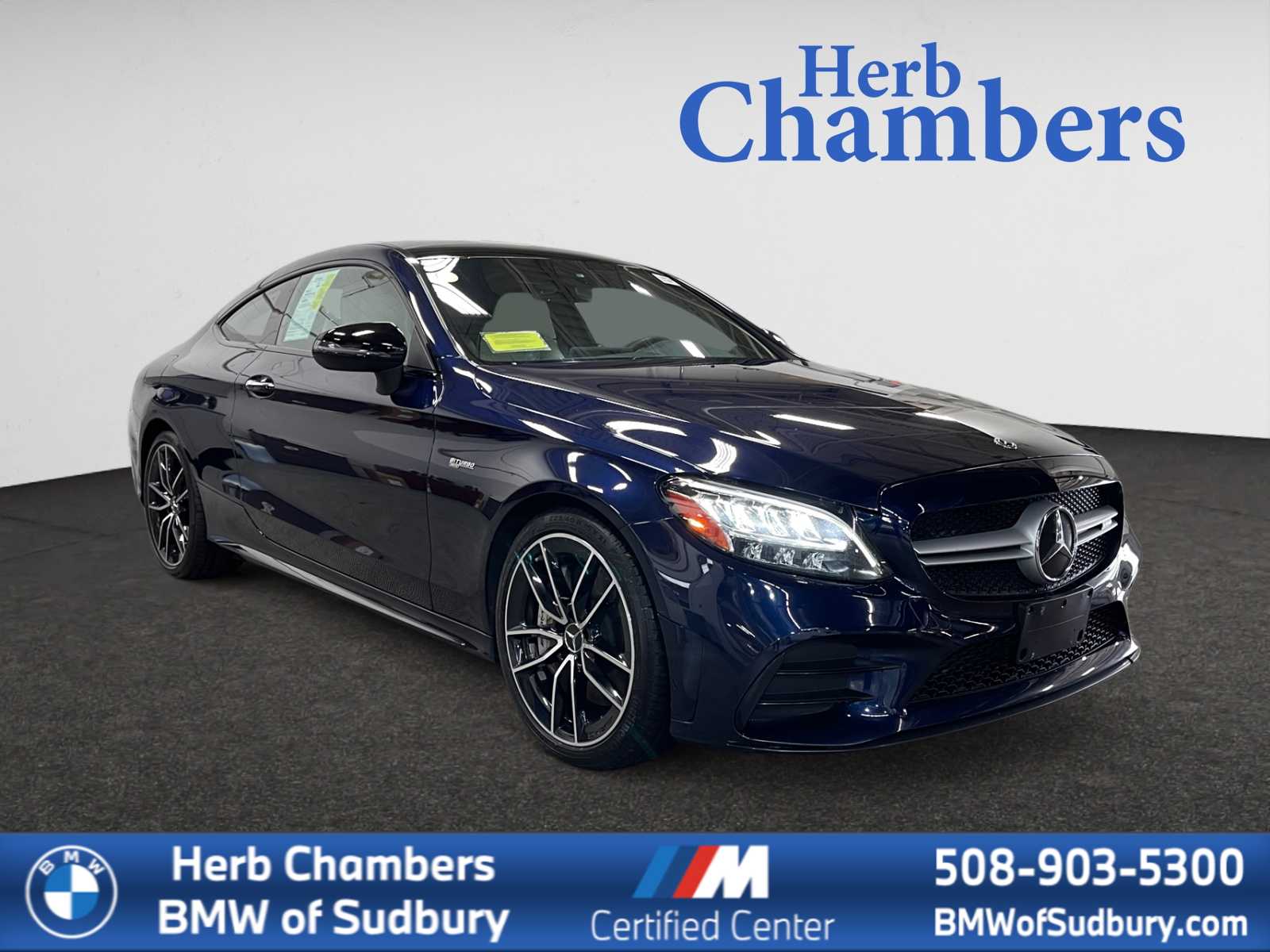 used 2020 Mercedes-Benz AMG C 43 car, priced at $35,998