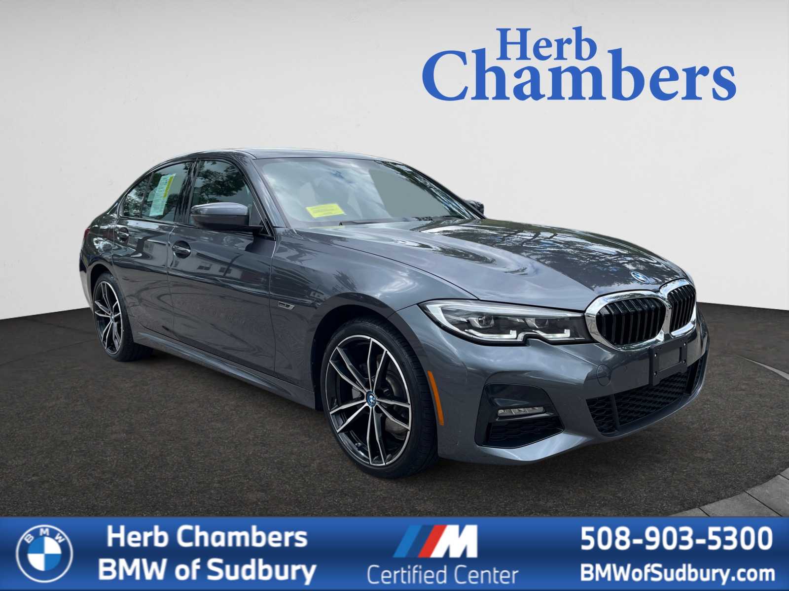 used 2022 BMW 330e car, priced at $38,998