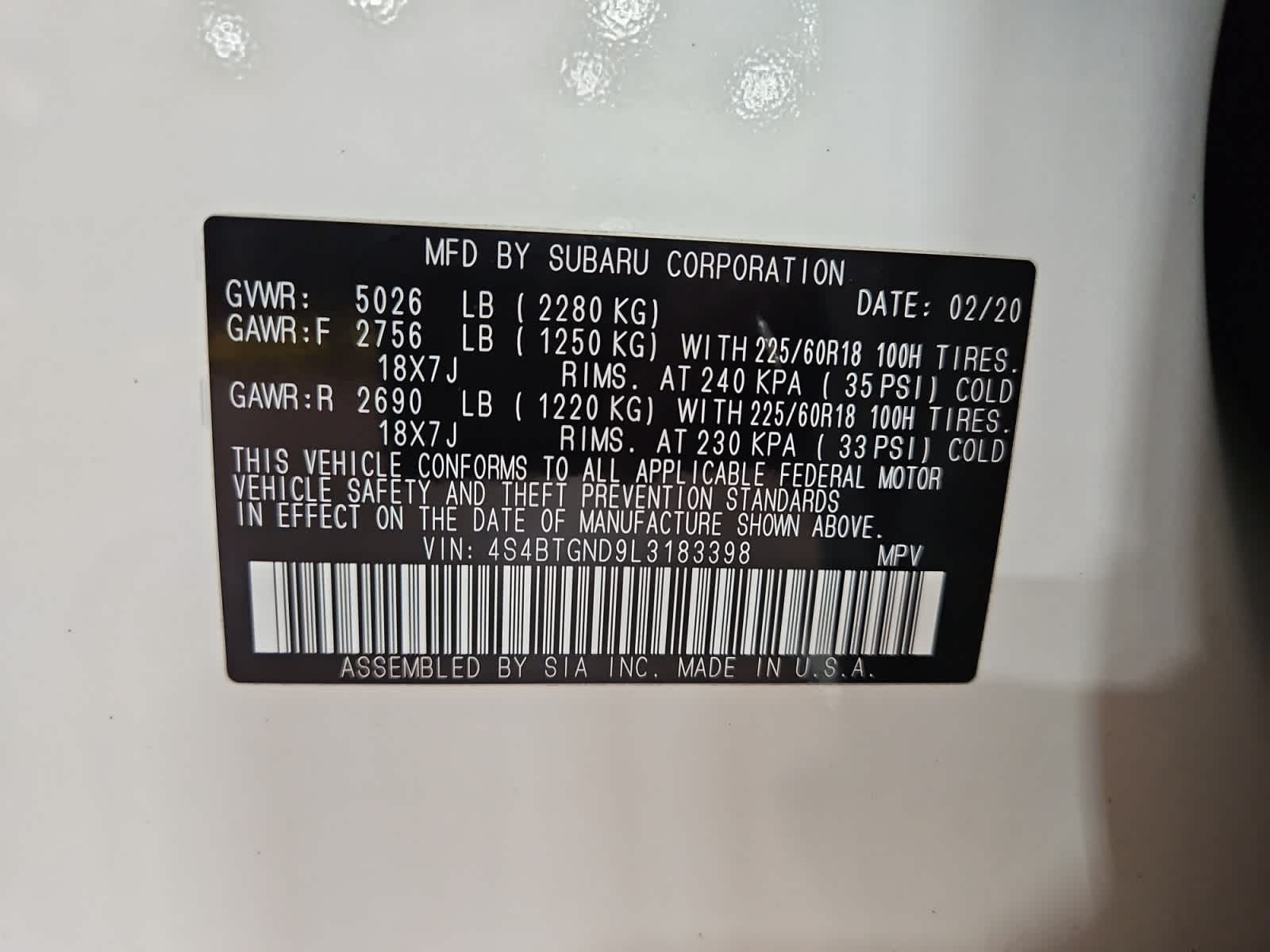 used 2020 Subaru Outback car, priced at $22,998