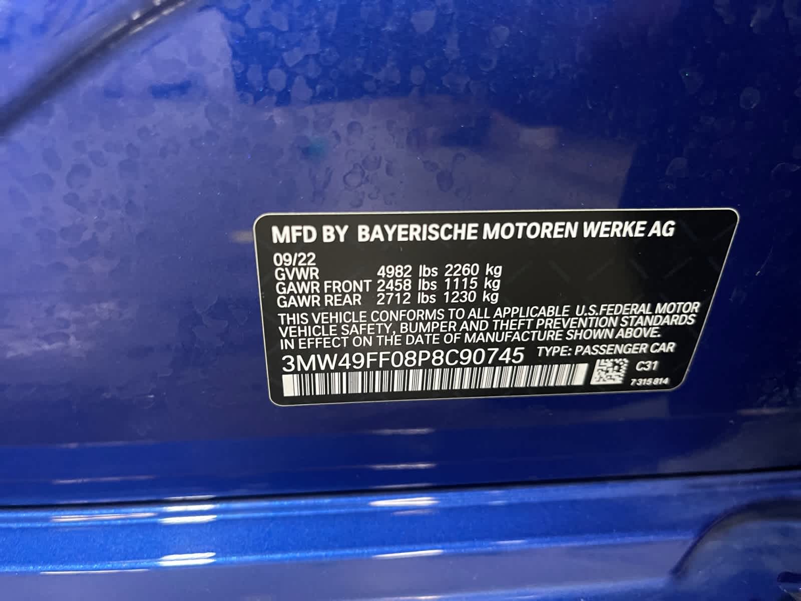 used 2023 BMW M340i car, priced at $58,998