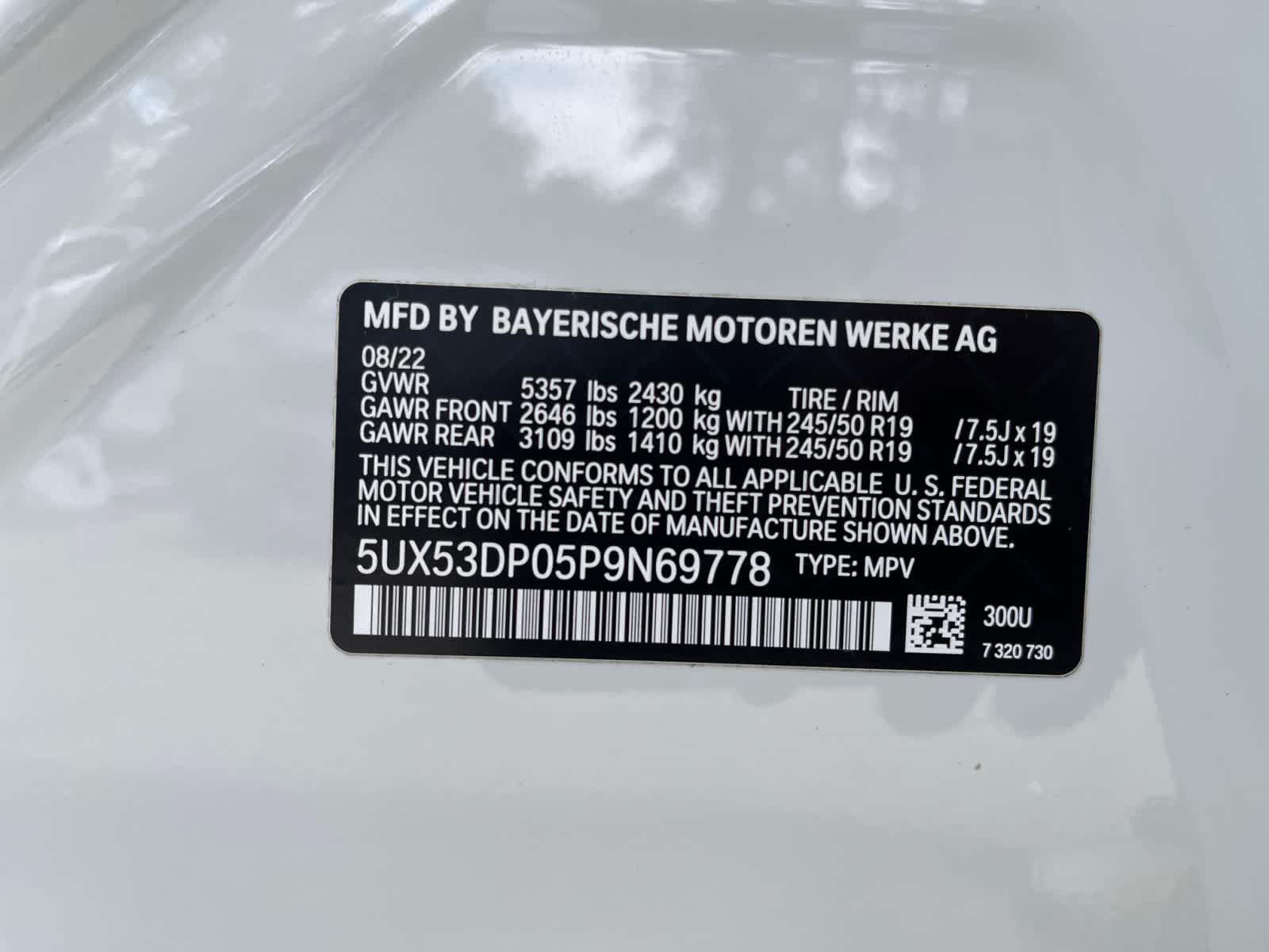 used 2023 BMW X3 car, priced at $42,998