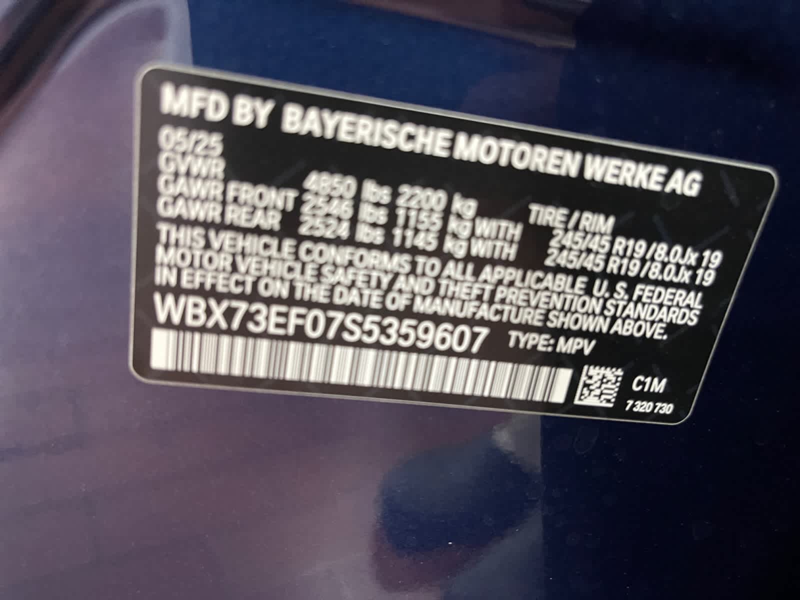 new 2025 BMW X1 car, priced at $47,345