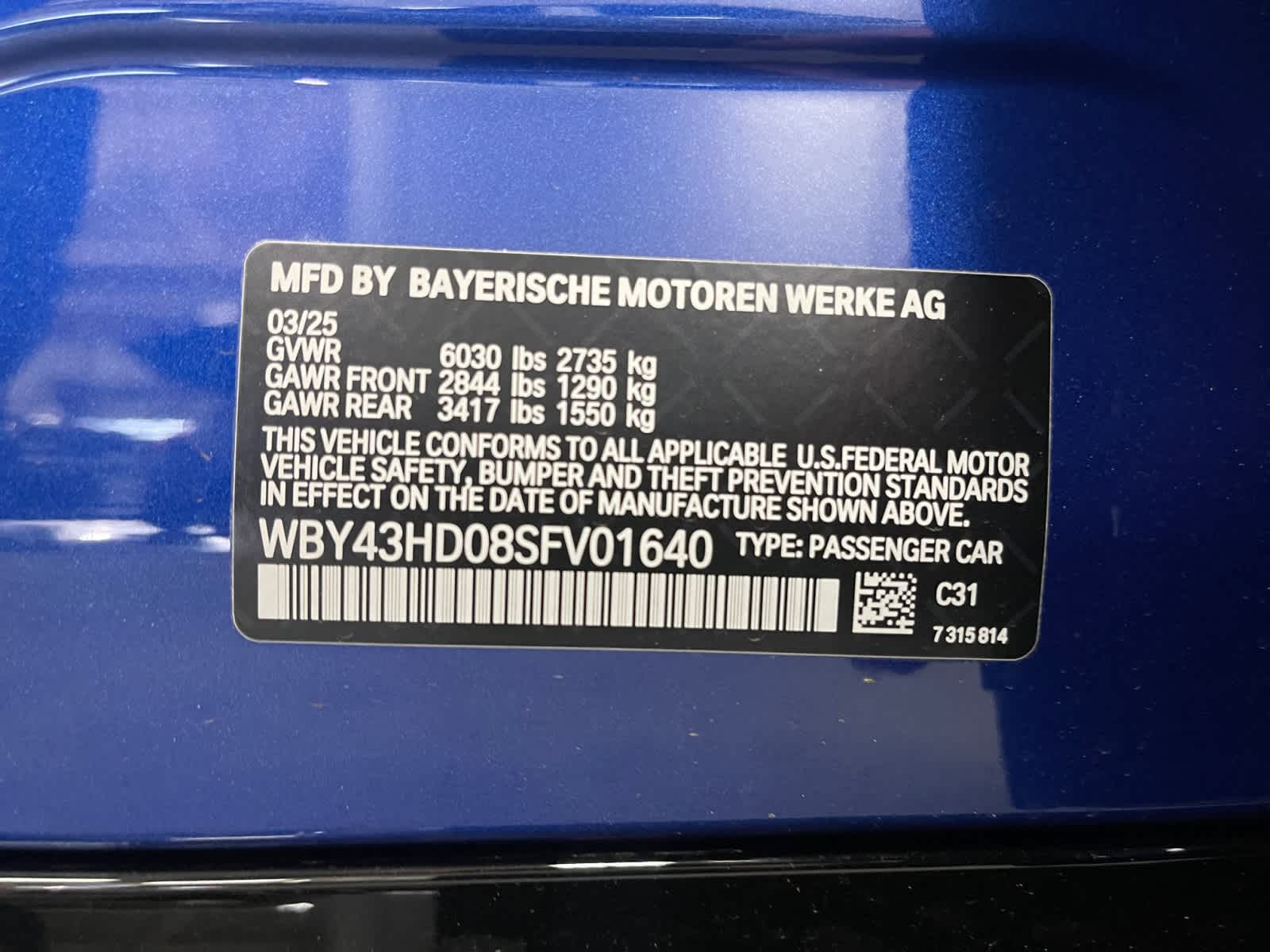 new 2025 BMW i4 car, priced at $71,360