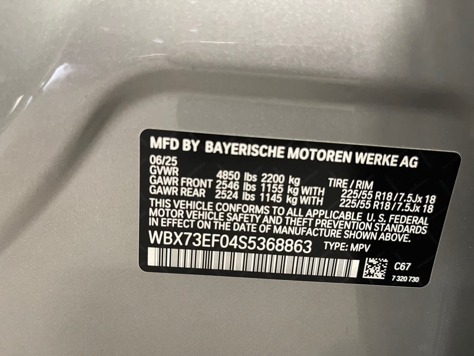 new 2025 BMW X1 car, priced at $48,645