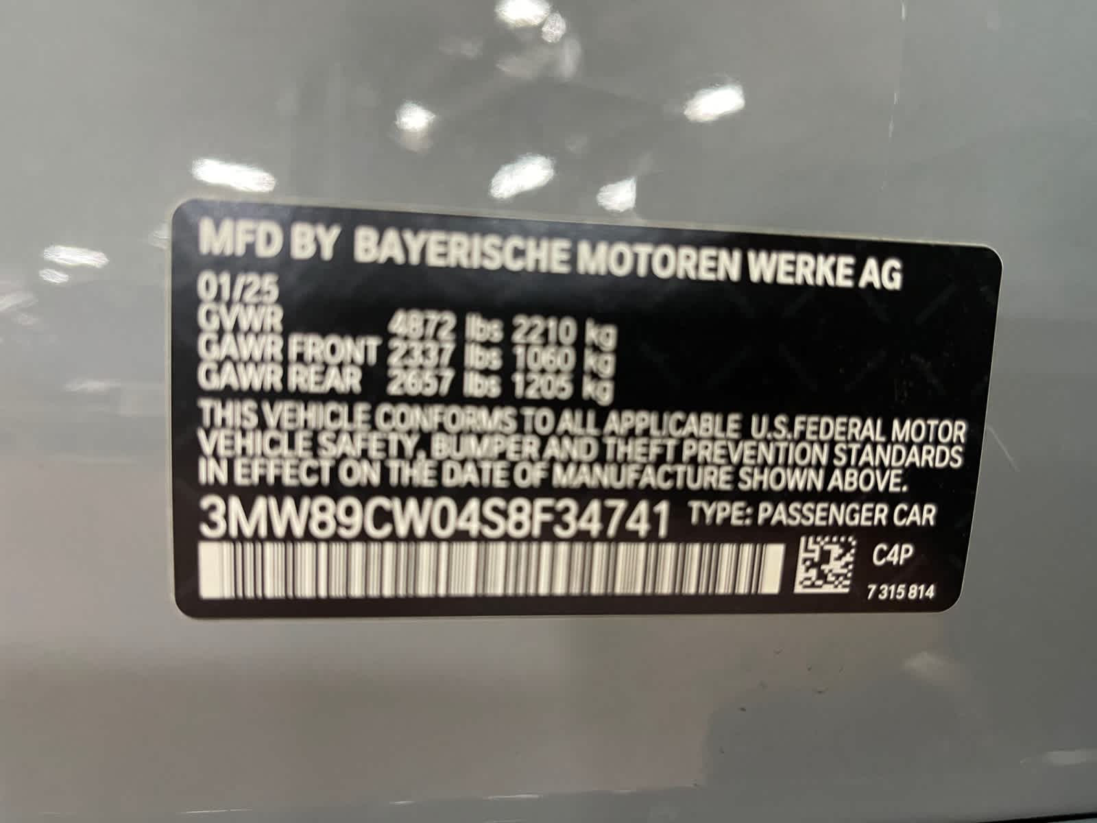 new 2025 BMW 330i car, priced at $56,845