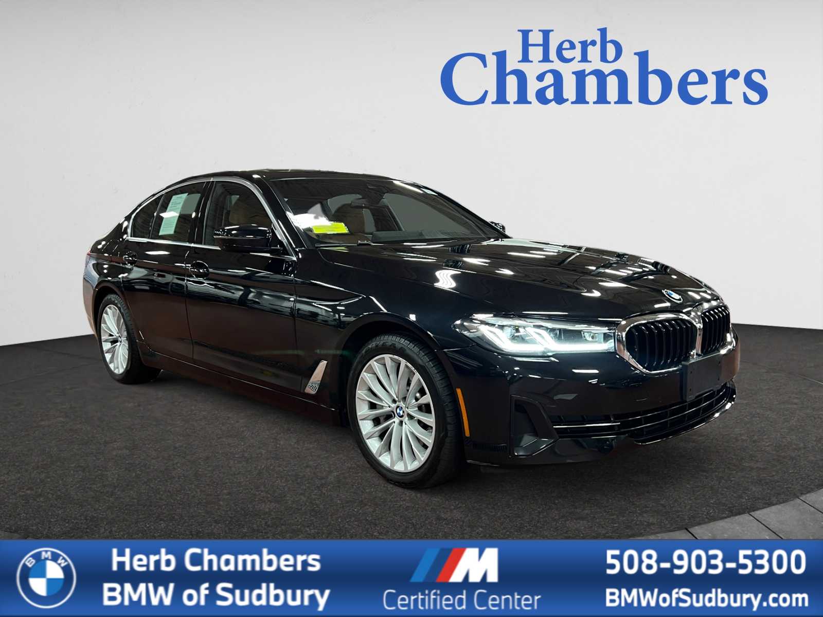 used 2021 BMW 530i car, priced at $35,998