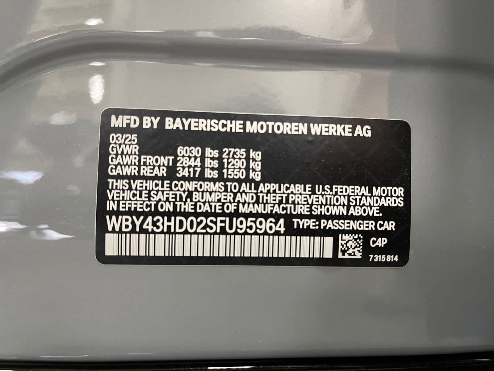 new 2025 BMW i4 car, priced at $69,745