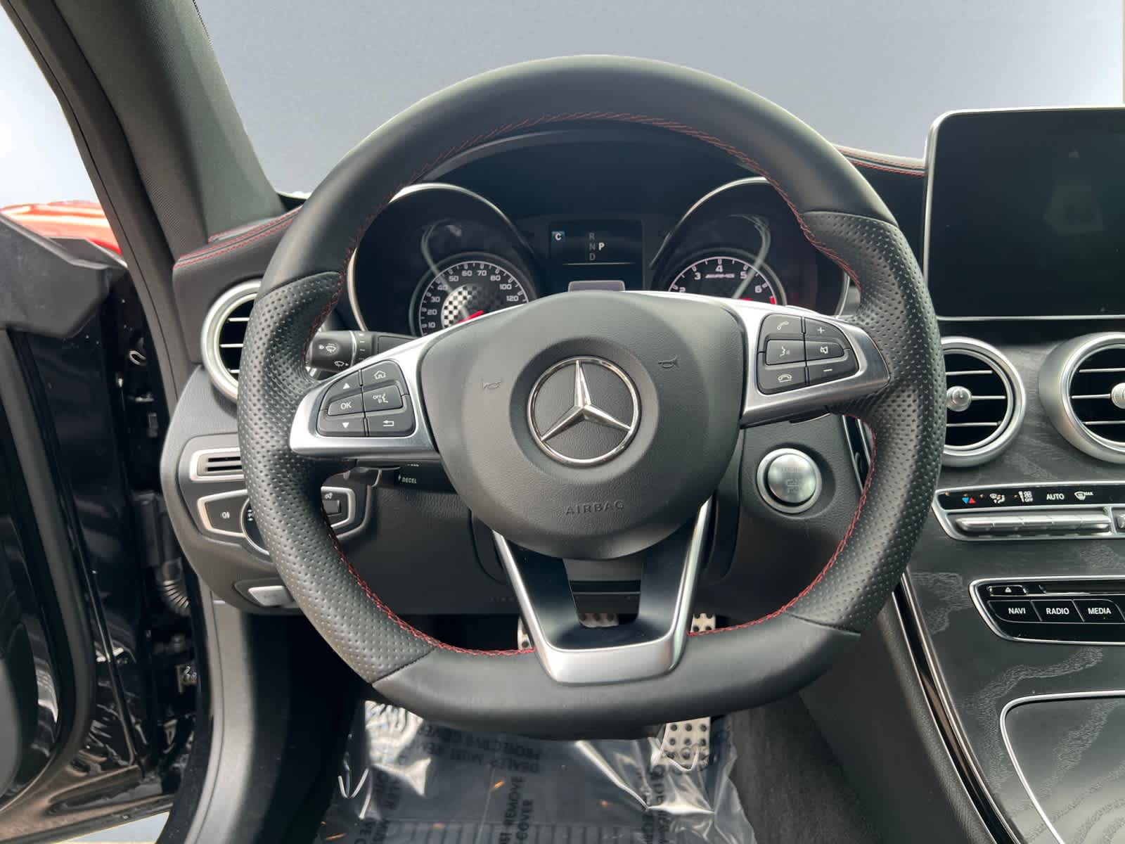 used 2018 Mercedes-Benz AMG C 43 car, priced at $31,998