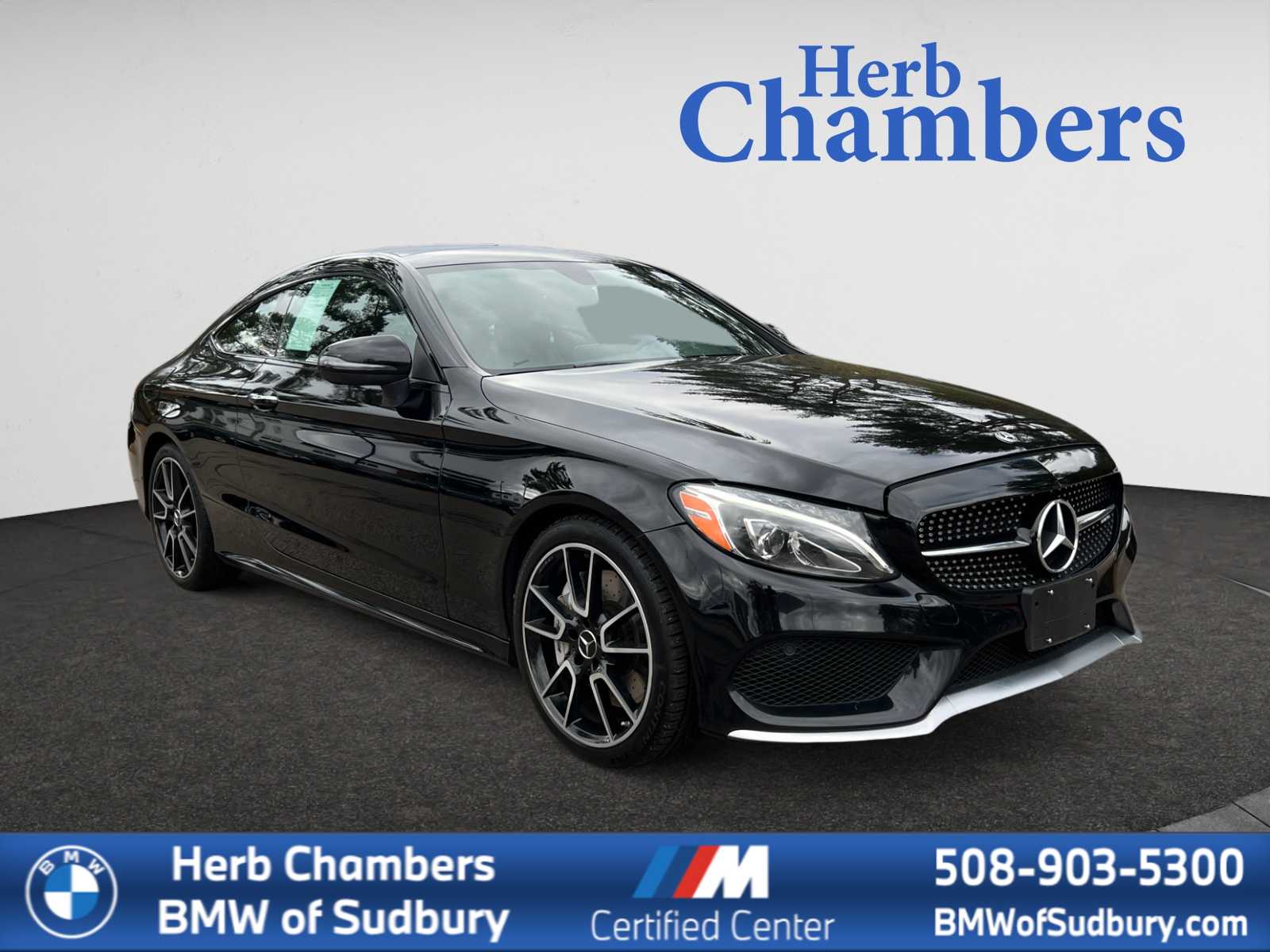 used 2018 Mercedes-Benz AMG C 43 car, priced at $31,998