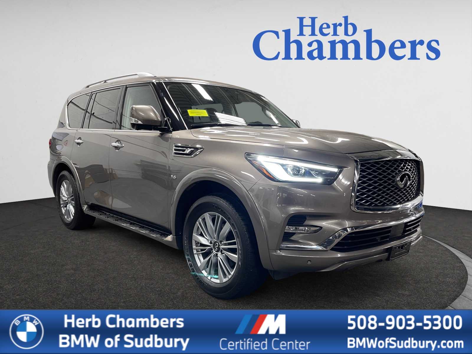 used 2019 INFINITI QX80 car, priced at $31,498