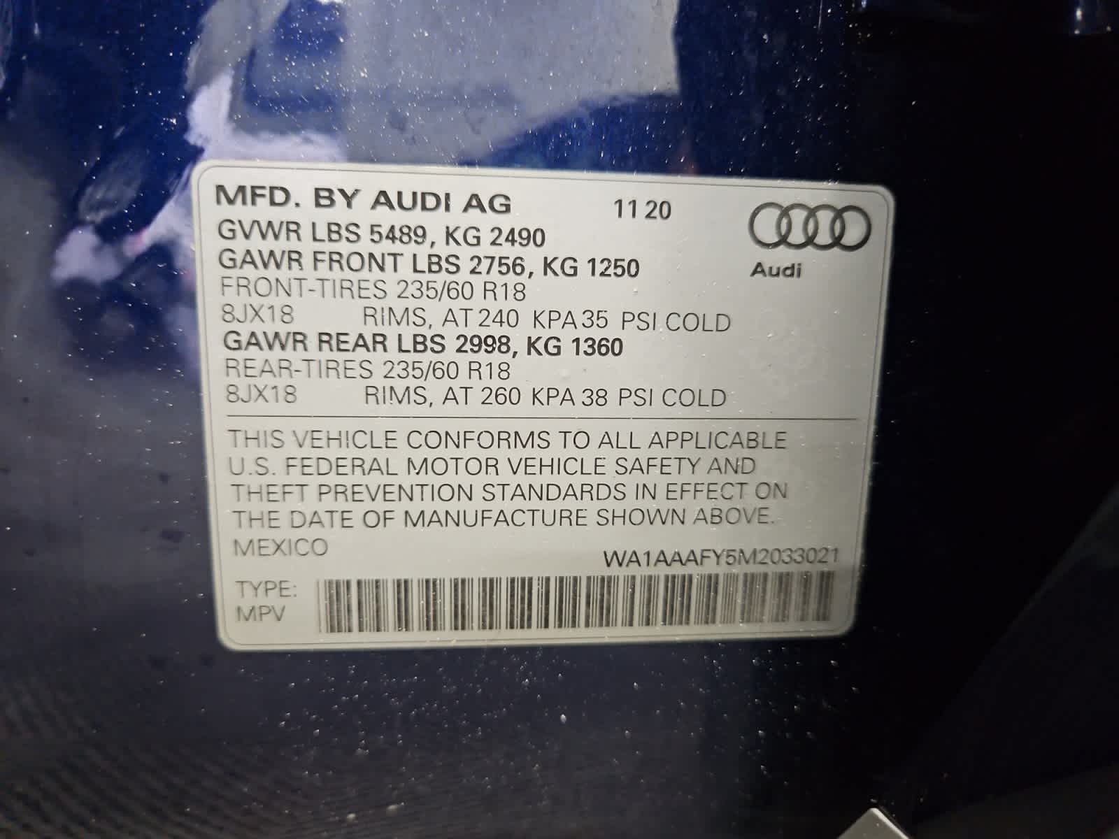 used 2021 Audi Q5 car, priced at $27,498