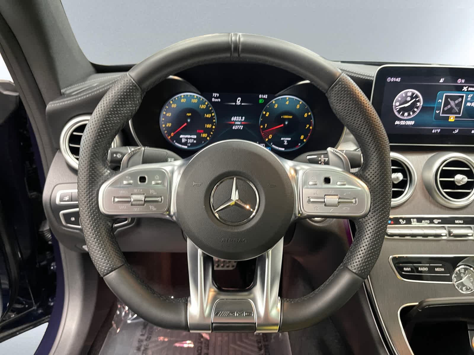 used 2020 Mercedes-Benz AMG C 43 car, priced at $35,998