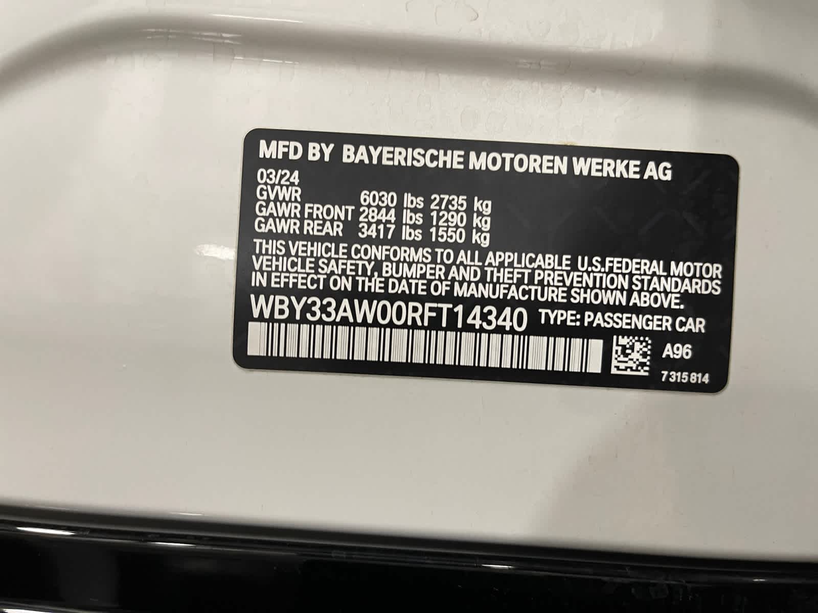 used 2024 BMW i4 car, priced at $63,998