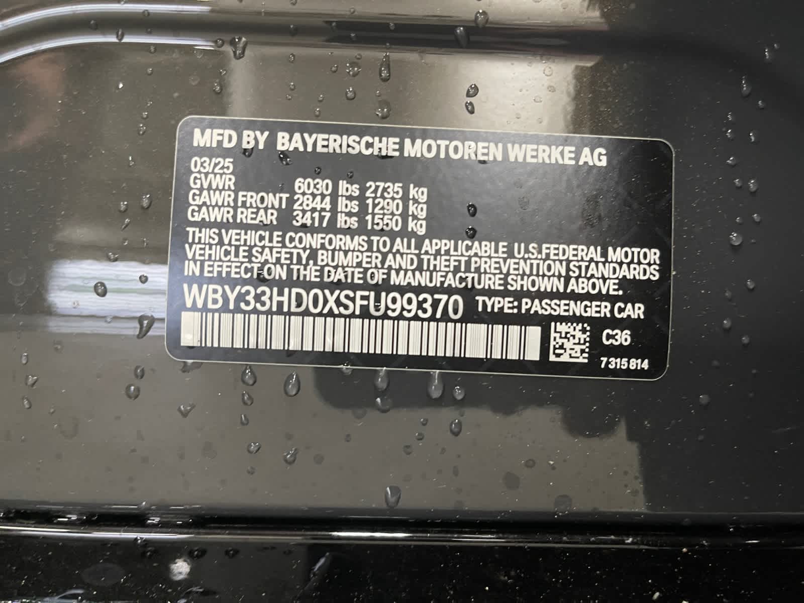new 2025 BMW i4 car, priced at $78,660