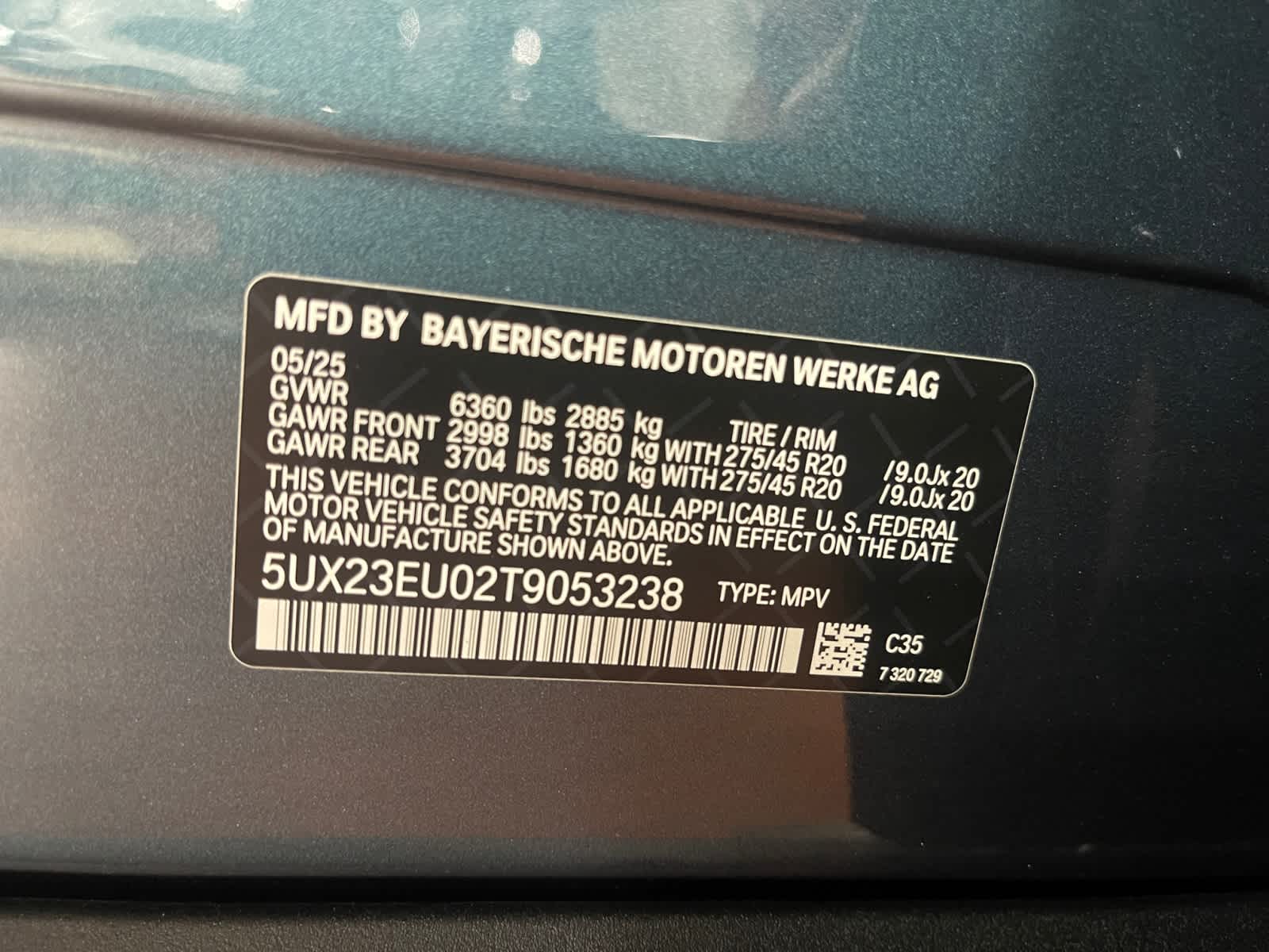 new 2026 BMW X5 car, priced at $75,675