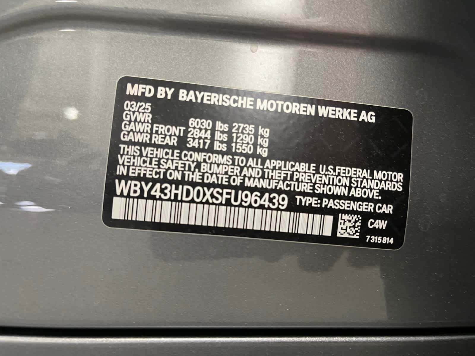 new 2025 BMW i4 car, priced at $67,175