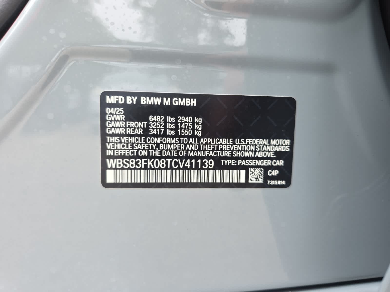 new 2026 BMW M5 car, priced at $126,915