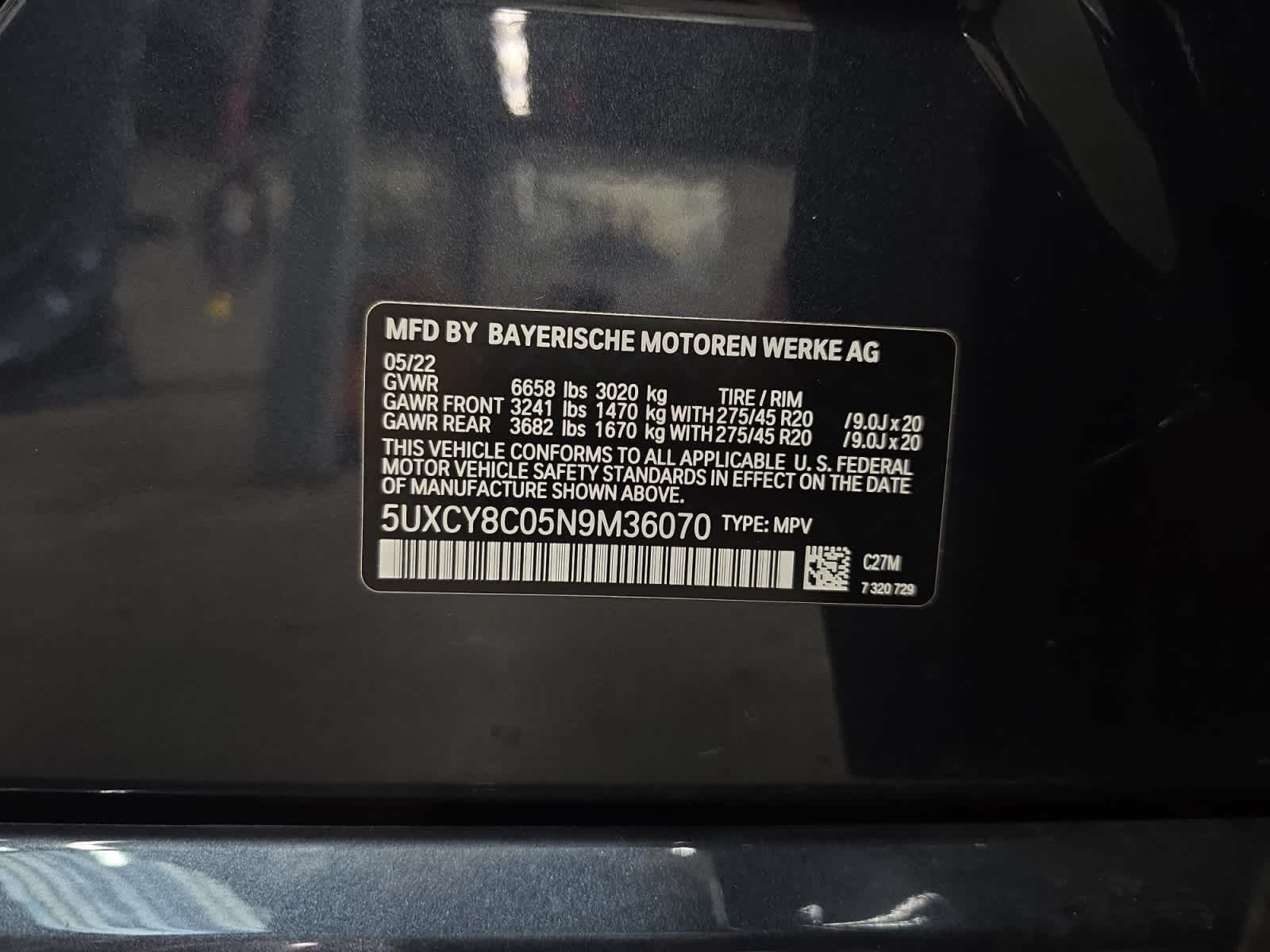 used 2022 BMW X6 car, priced at $69,998
