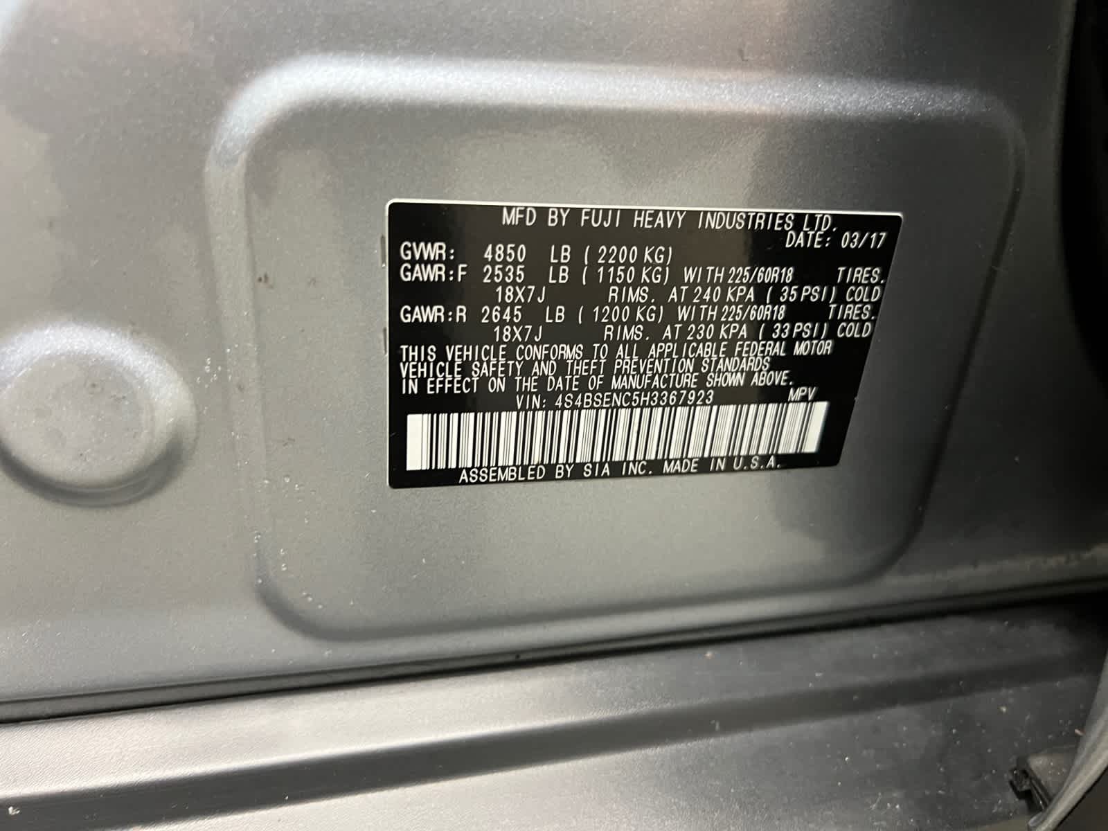 used 2017 Subaru Outback car, priced at $16,998