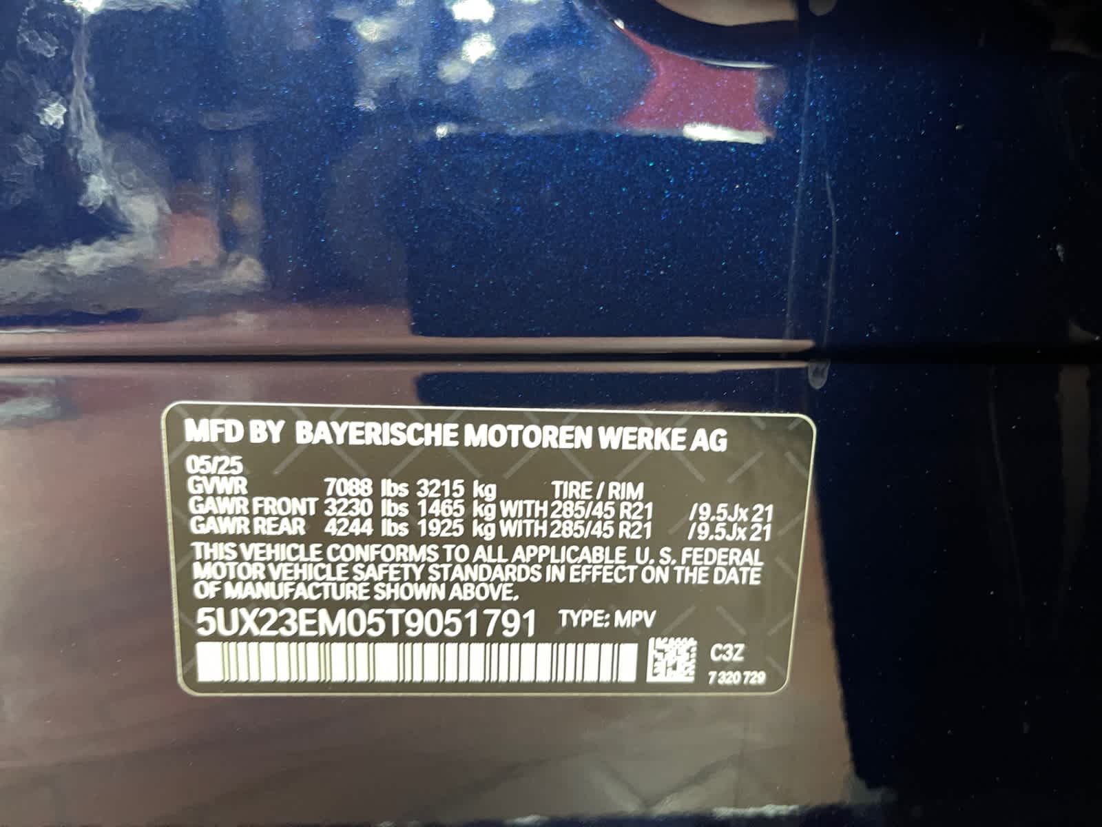 new 2026 BMW X7 car, priced at $95,180