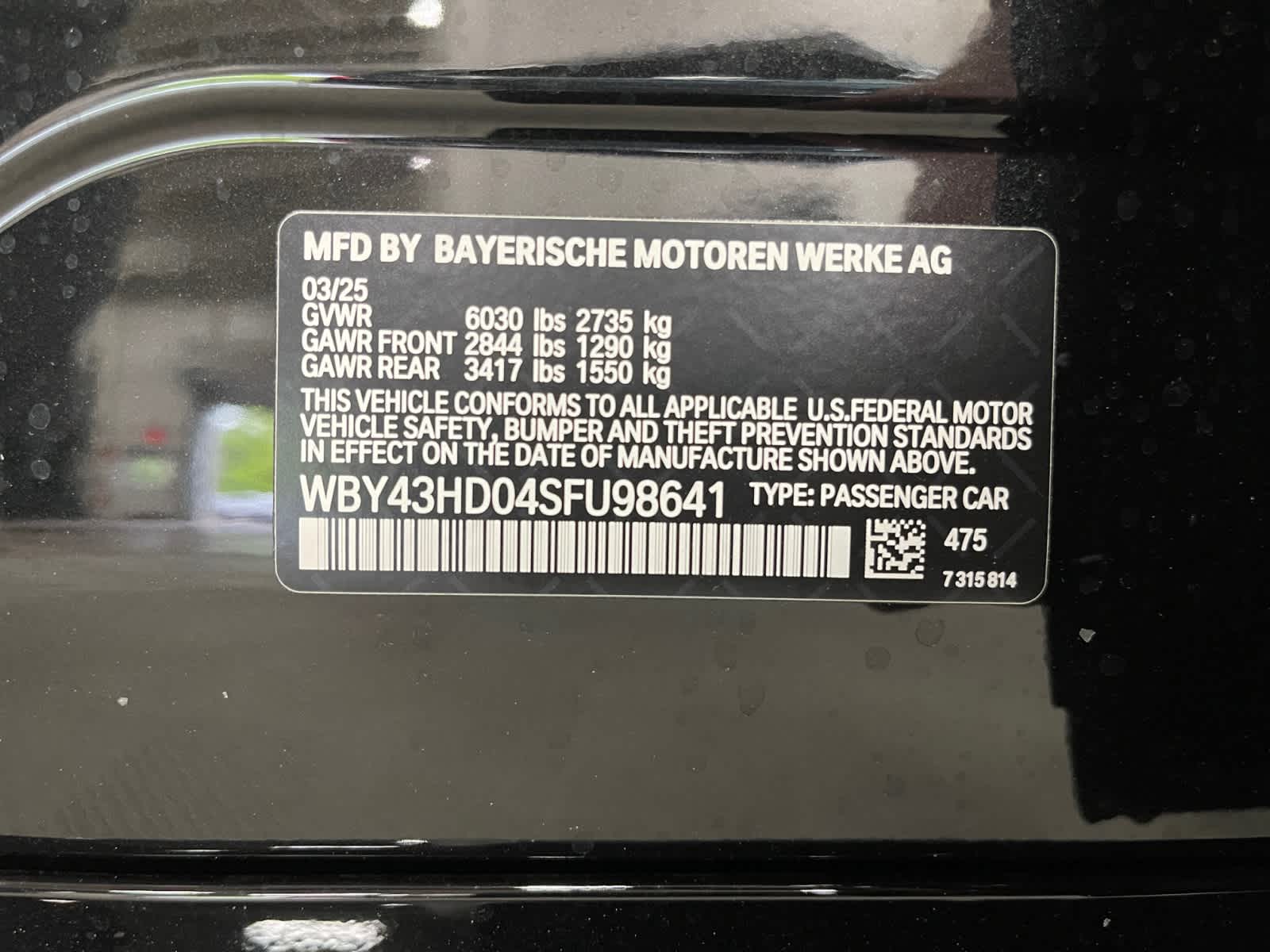 new 2025 BMW i4 car, priced at $70,875