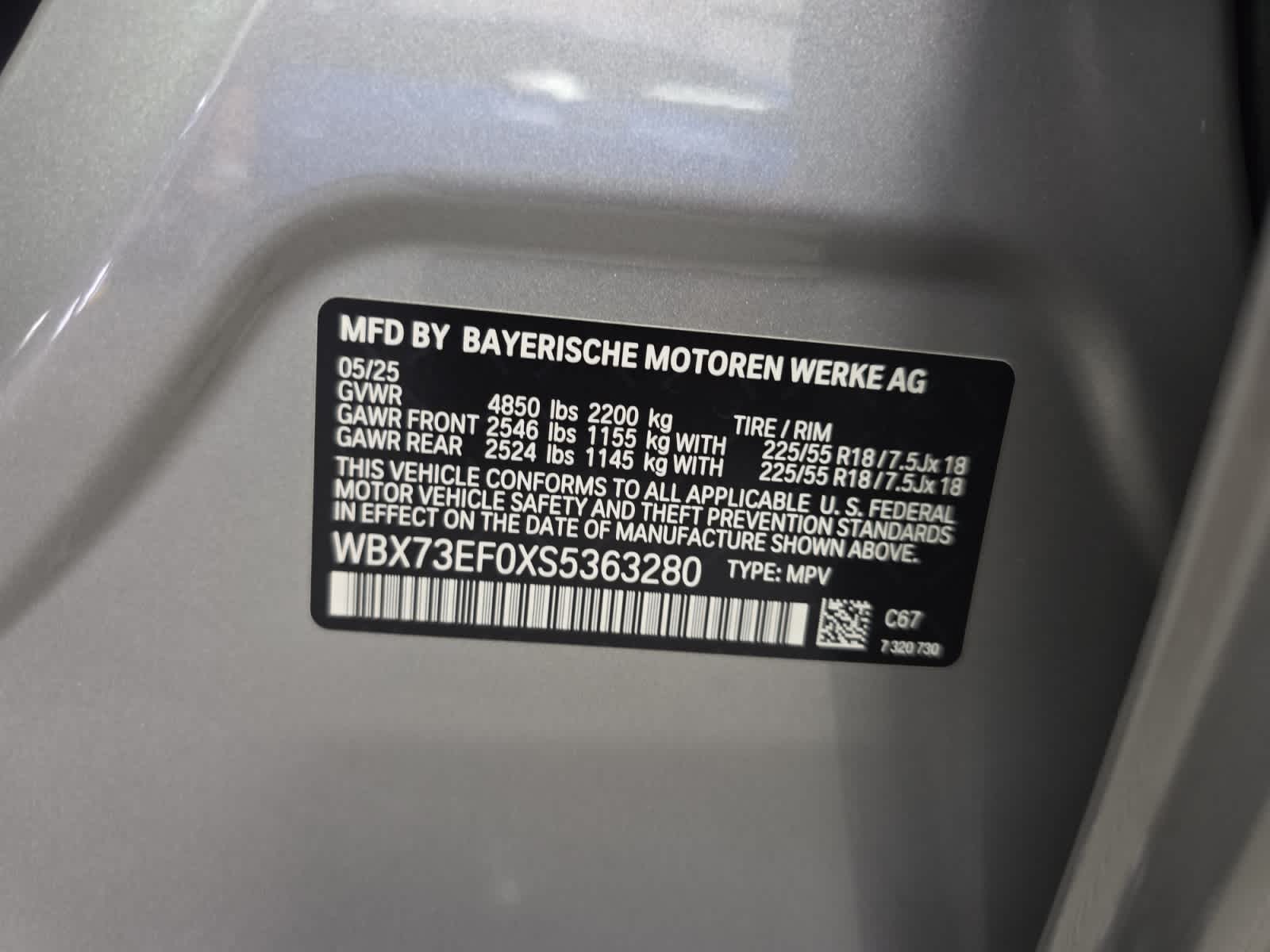 new 2025 BMW X1 car, priced at $46,345