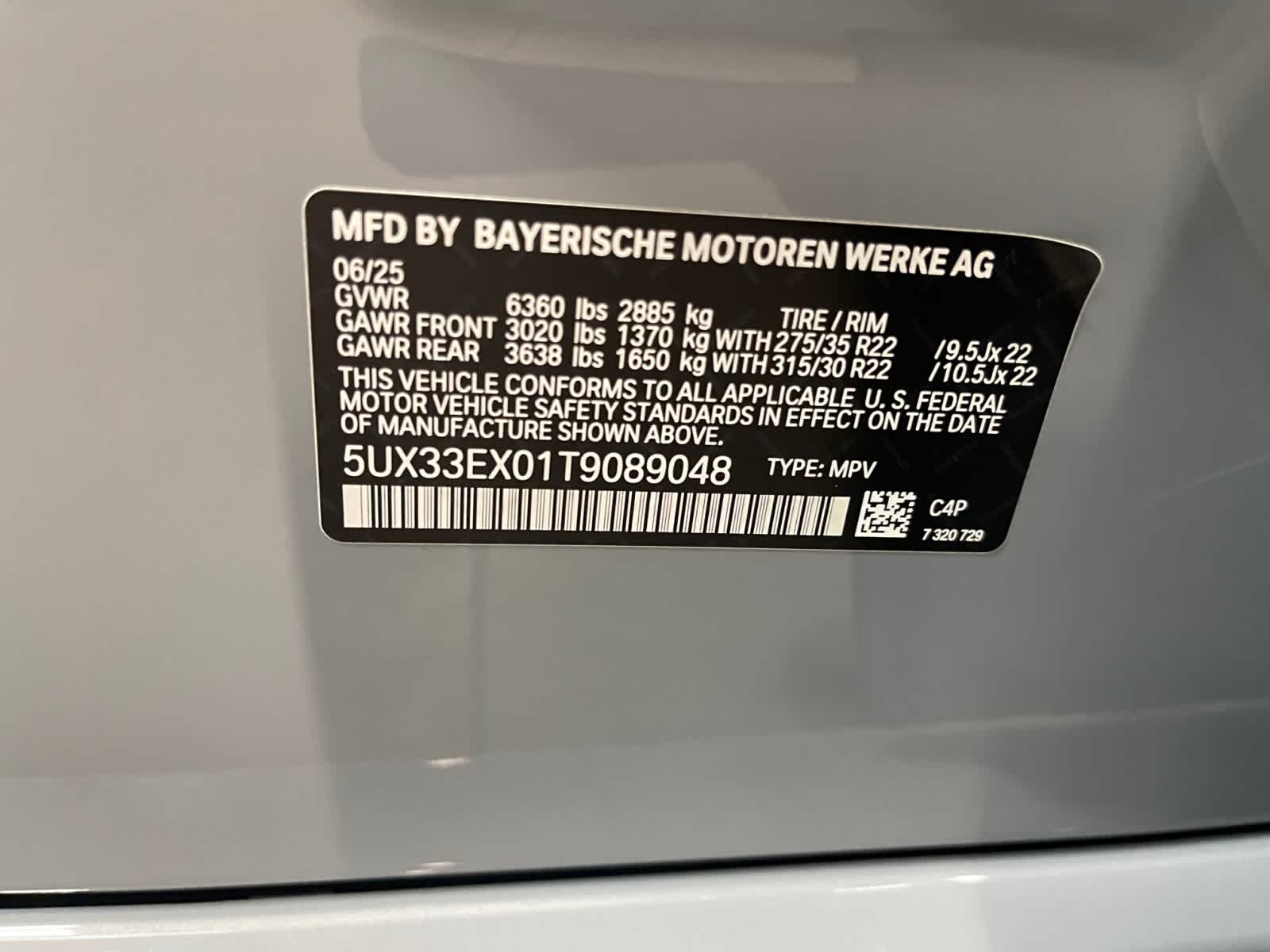 new 2026 BMW X6 car, priced at $90,825