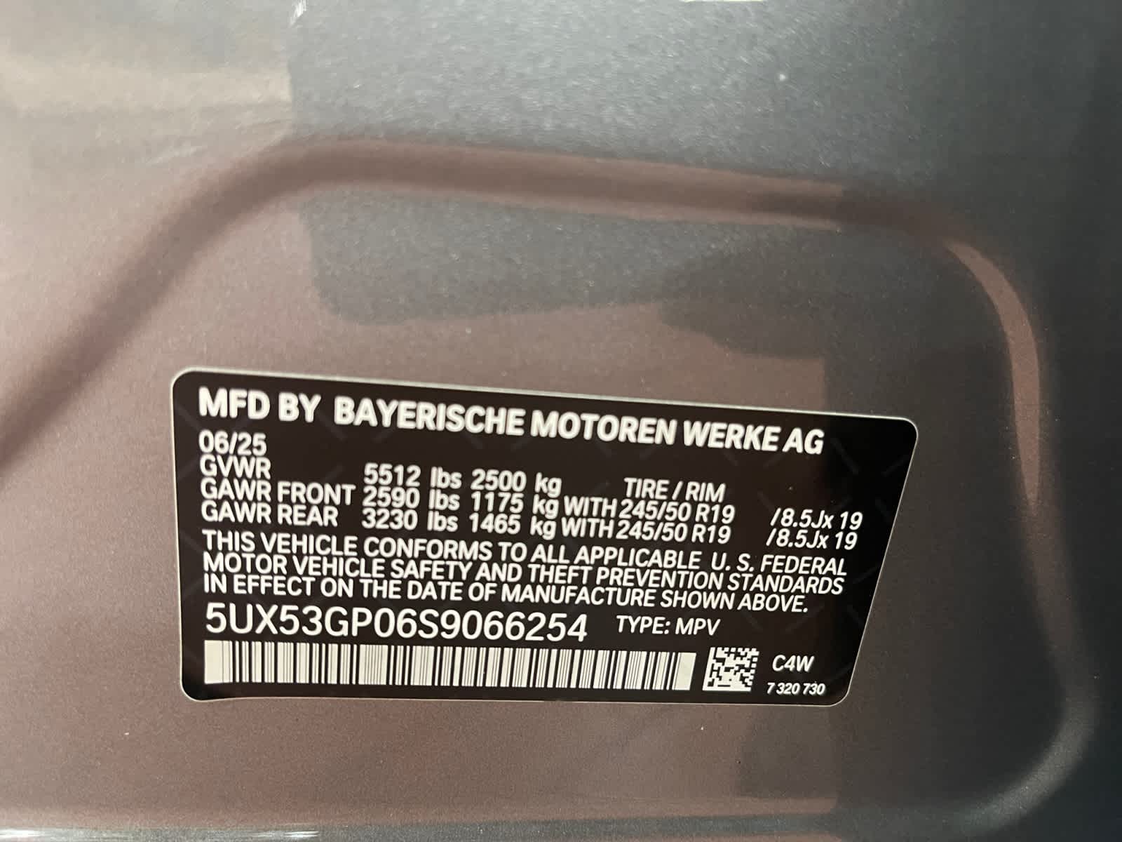 new 2025 BMW X3 car, priced at $53,805