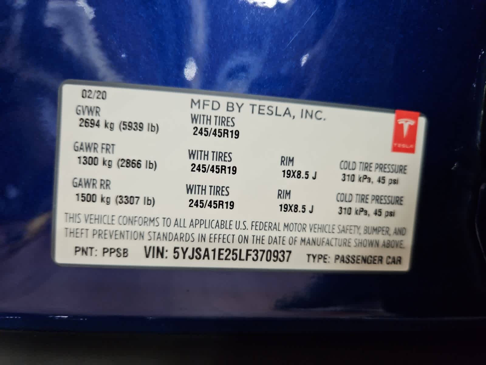 used 2020 Tesla Model S car, priced at $29,498