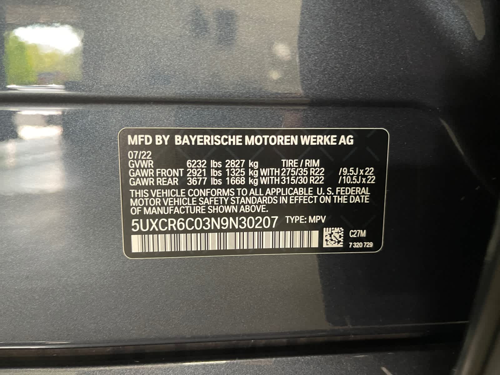 used 2022 BMW X5 car, priced at $55,998