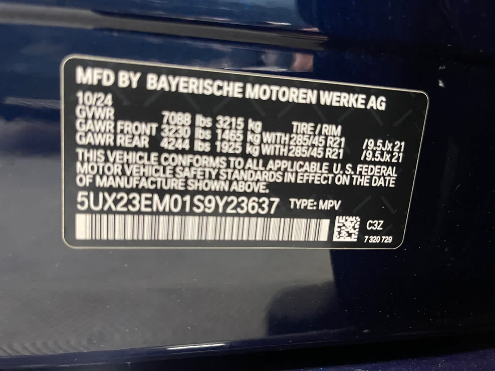 used 2025 BMW X7 car, priced at $87,998