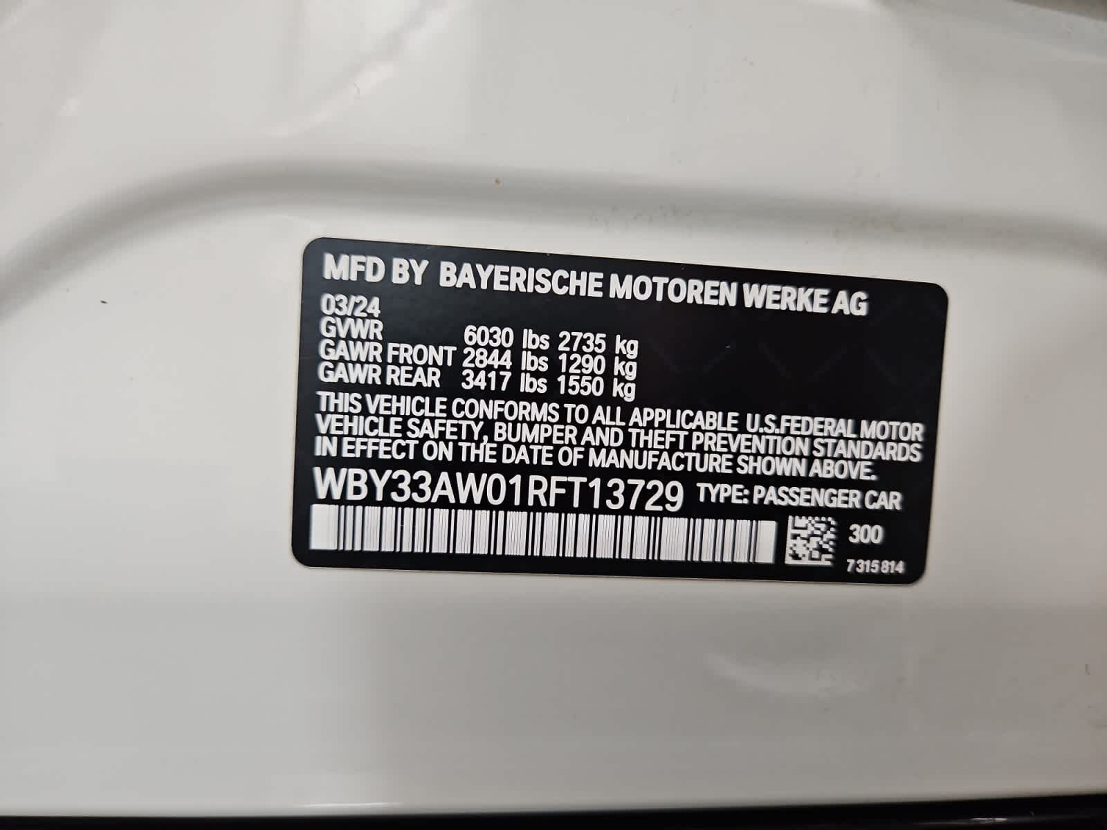 used 2024 BMW i4 car, priced at $65,998