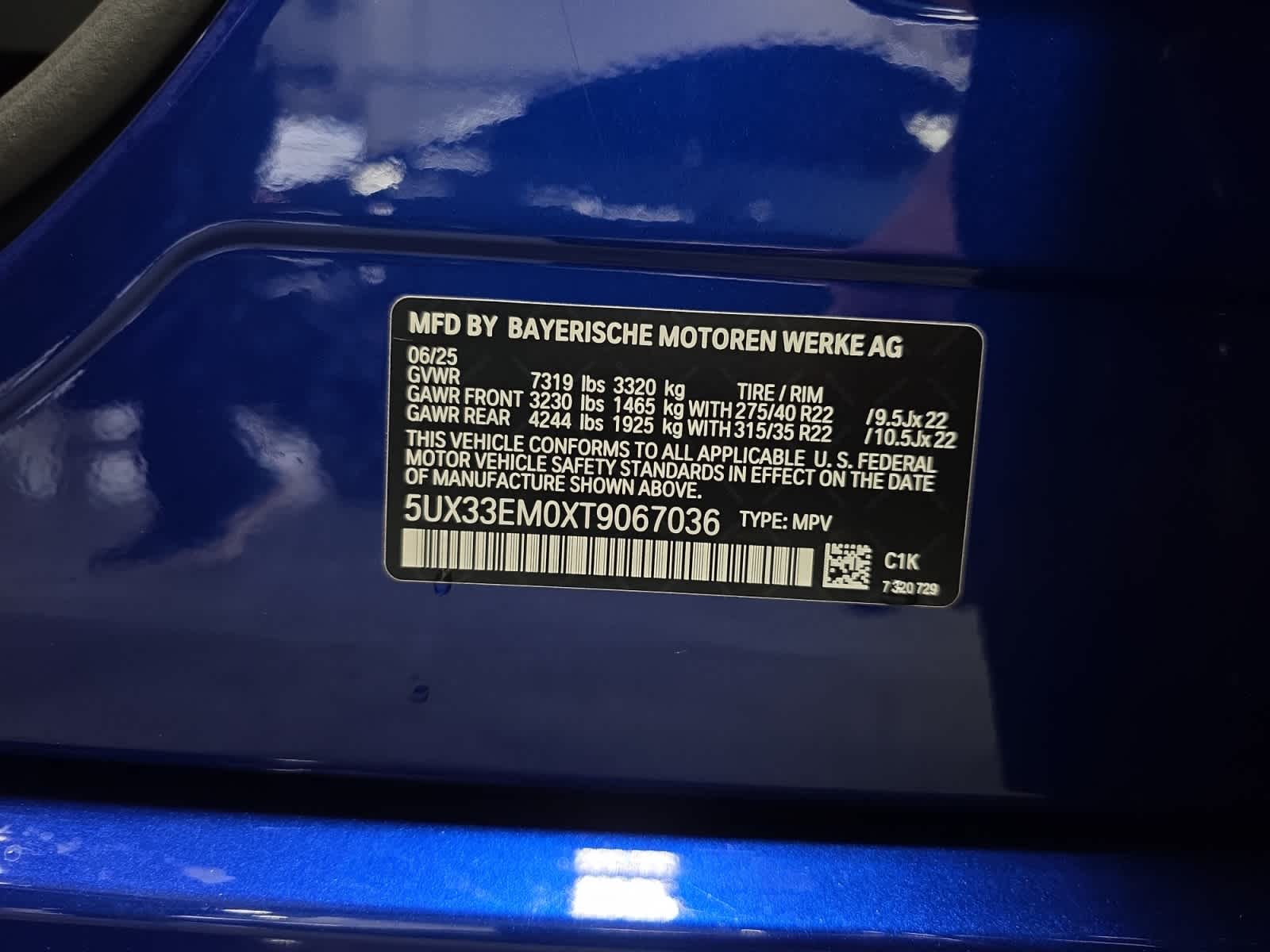 new 2026 BMW X7 car, priced at $123,980