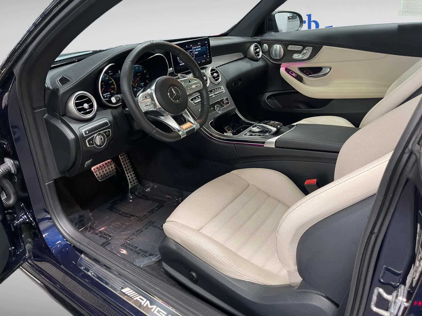 used 2020 Mercedes-Benz AMG C 43 car, priced at $35,998
