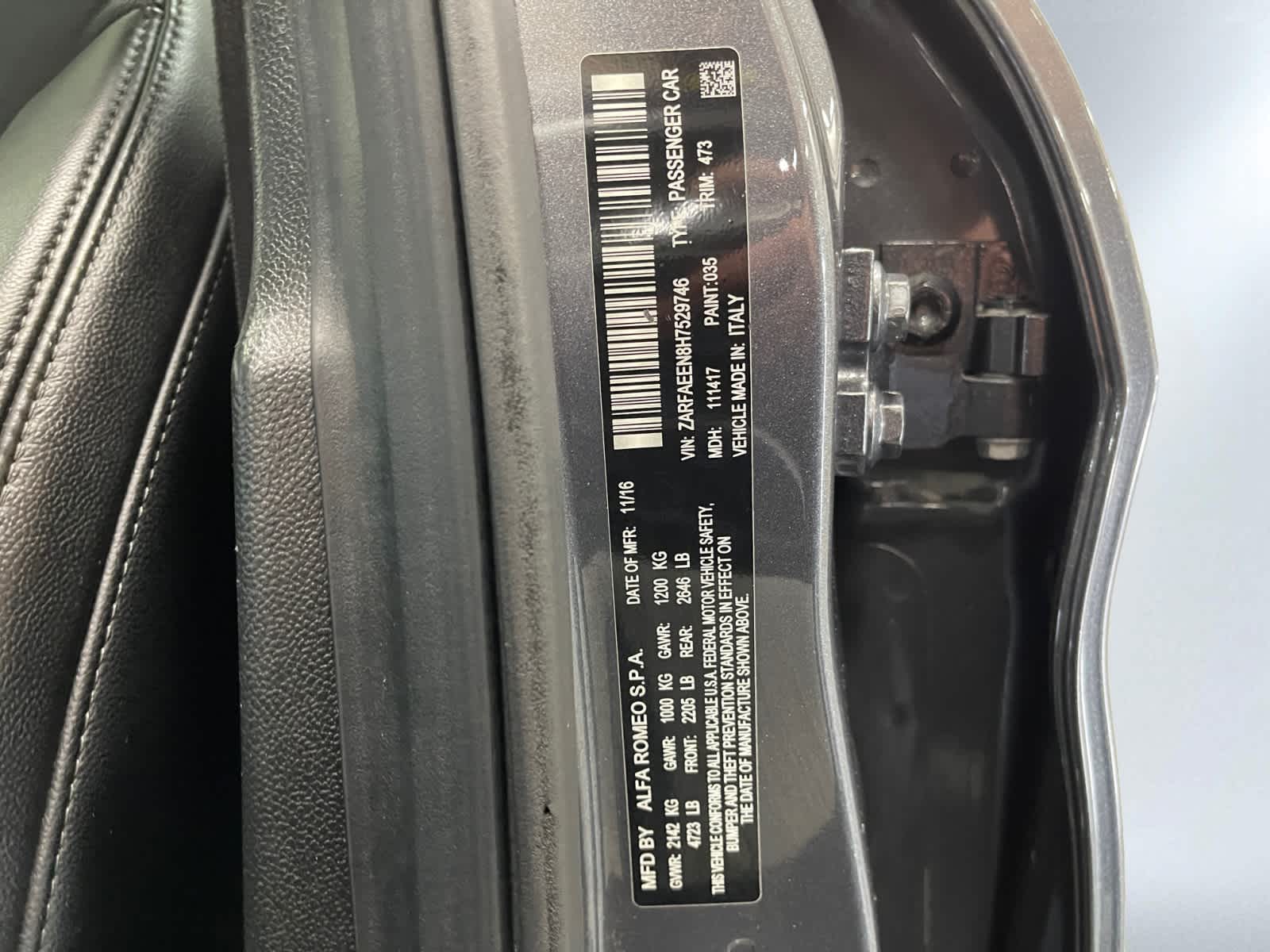 used 2017 Alfa Romeo Giulia car, priced at $17,998