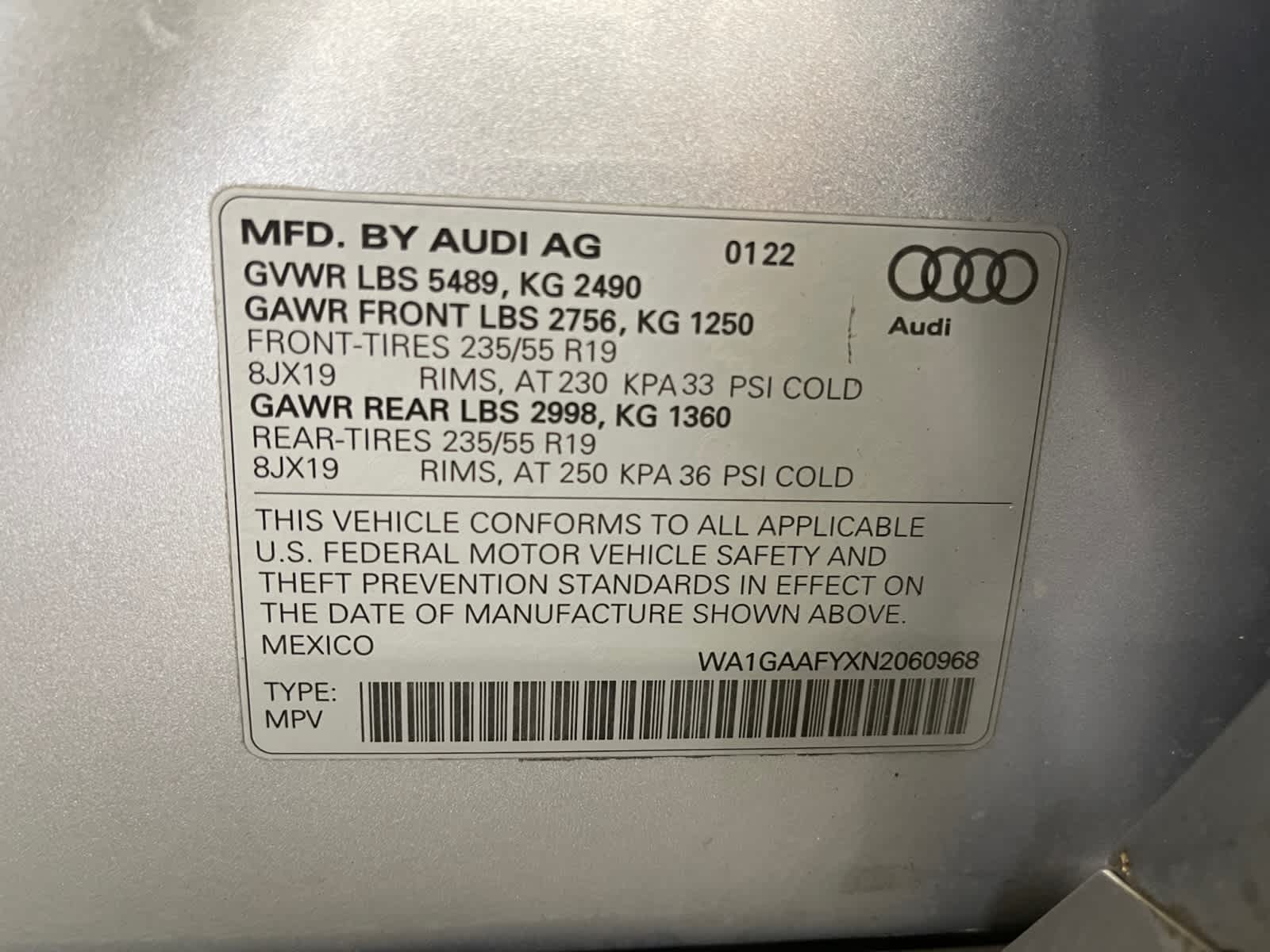 used 2022 Audi Q5 car, priced at $29,498