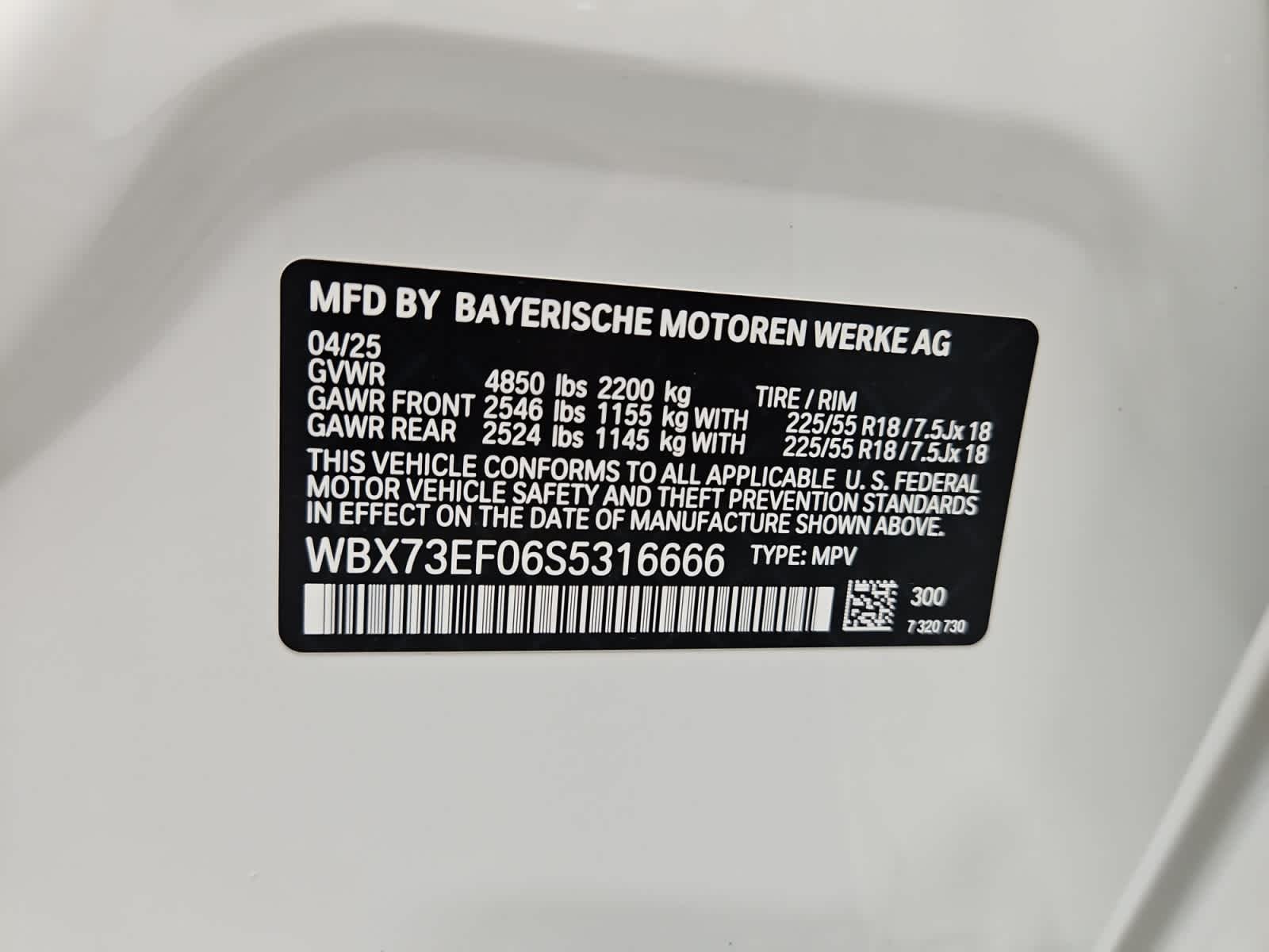new 2025 BMW X1 car, priced at $50,445