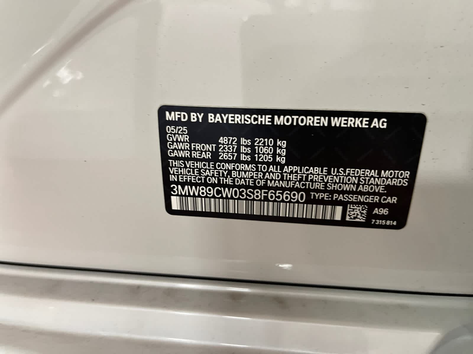 new 2025 BMW 330i car, priced at $53,355