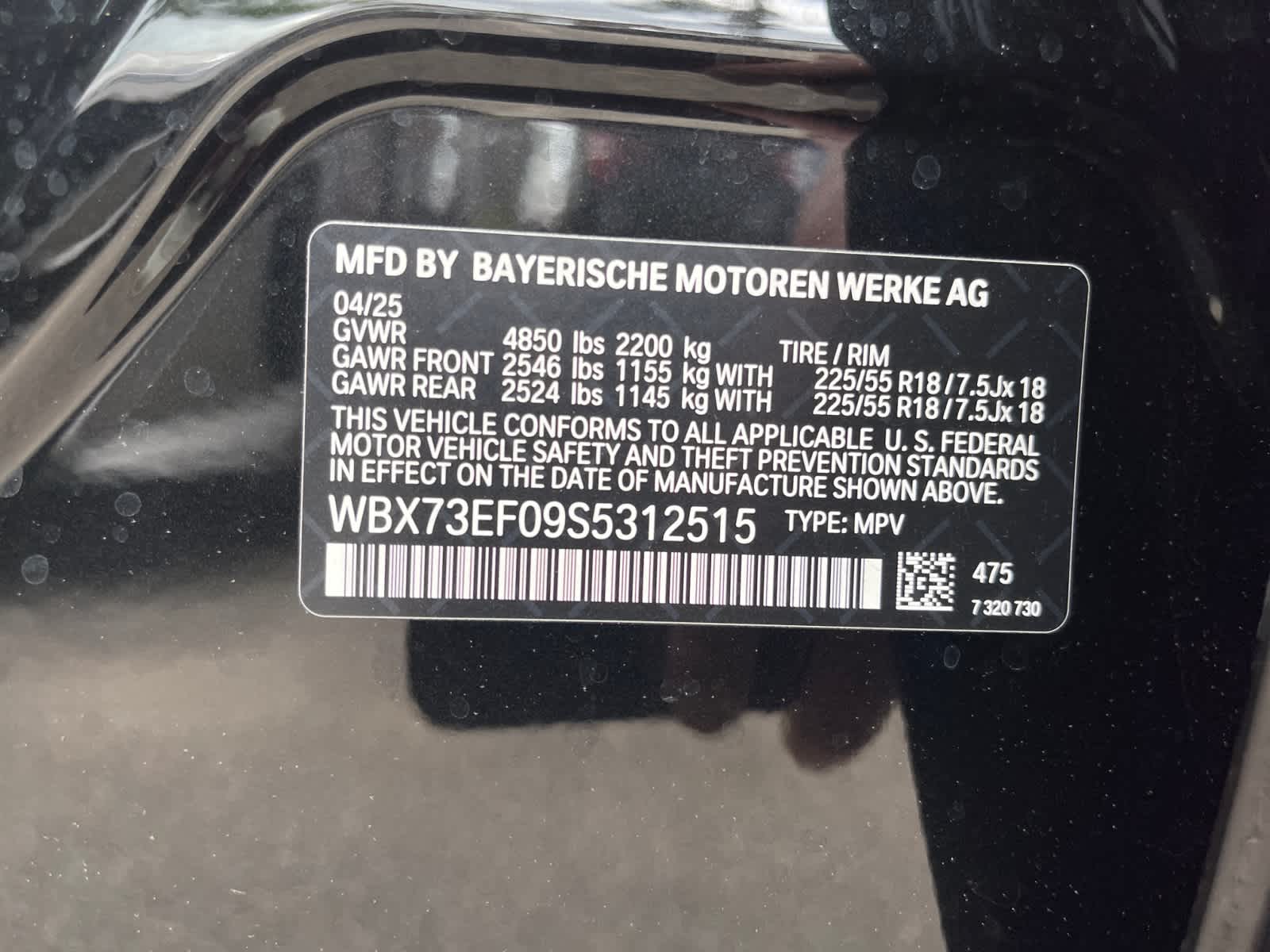 new 2025 BMW X1 car, priced at $46,745