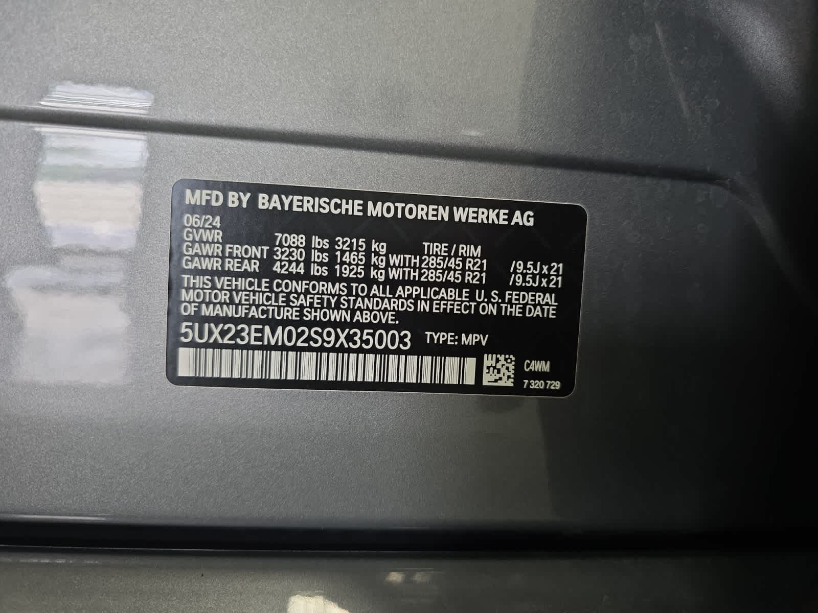 used 2025 BMW X7 car, priced at $86,998