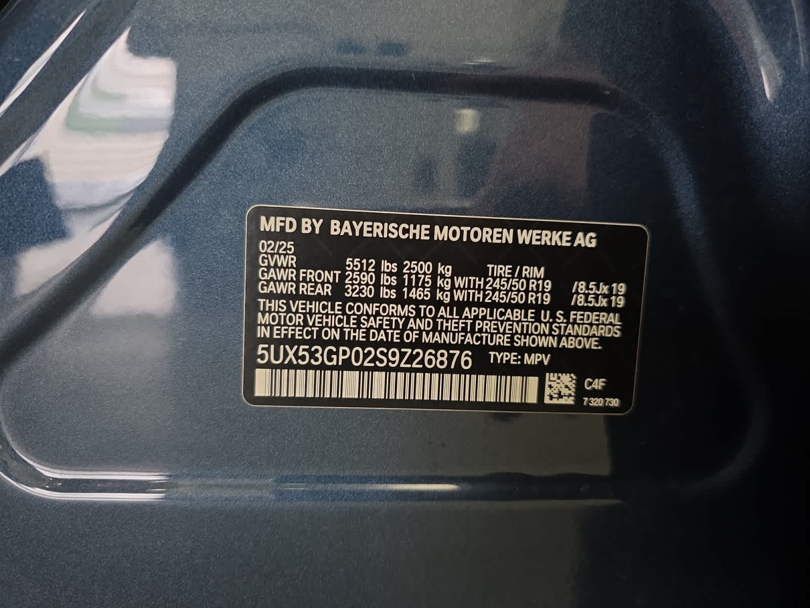 used 2025 BMW X3 car, priced at $49,998