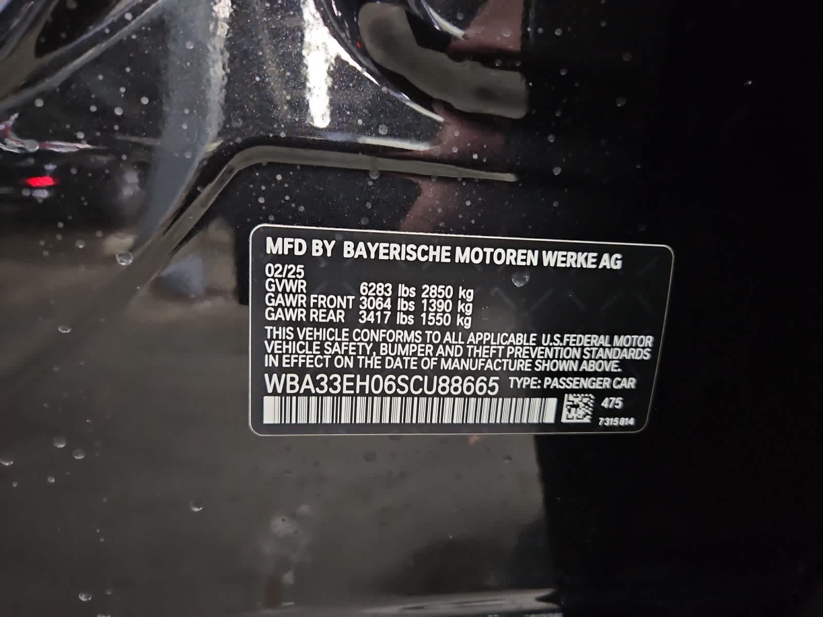 new 2025 BMW 740i car, priced at $106,470