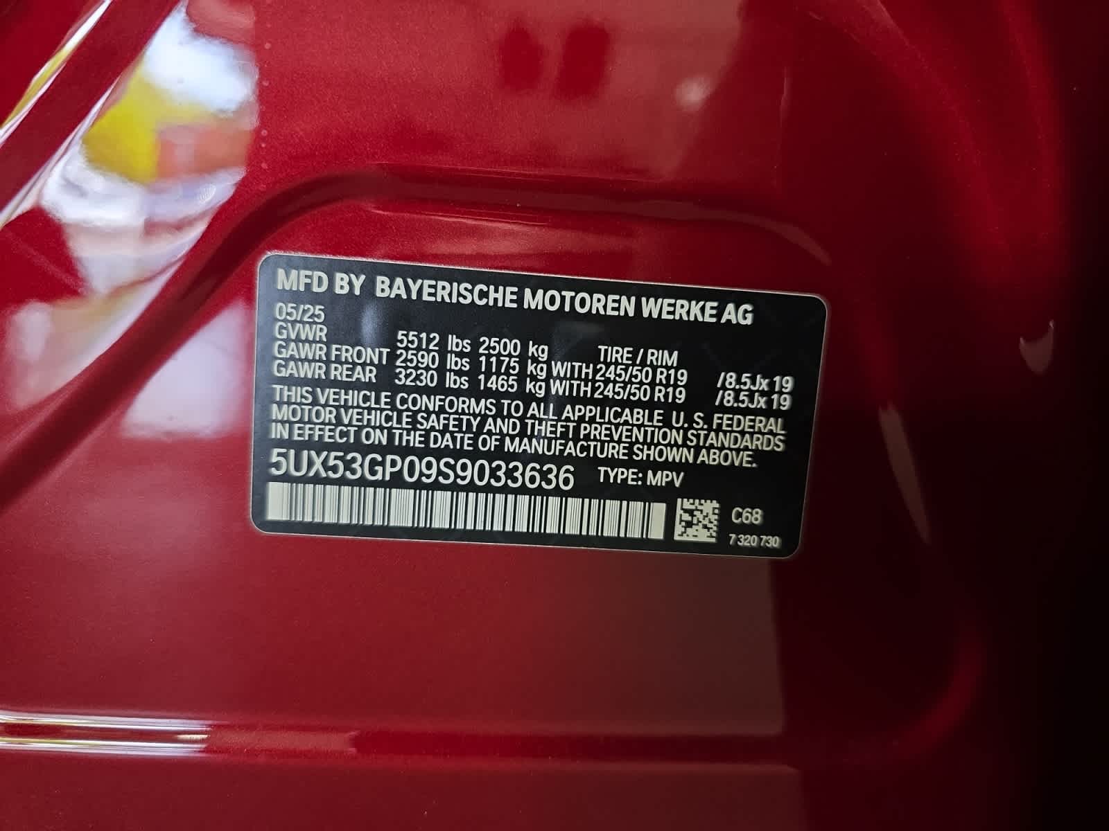 new 2025 BMW X3 car, priced at $56,505