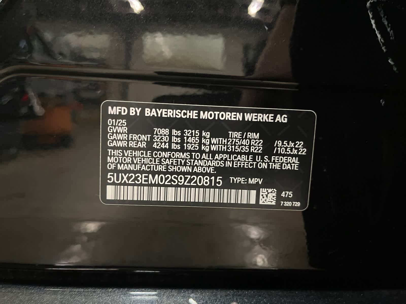 used 2025 BMW X7 car, priced at $90,998