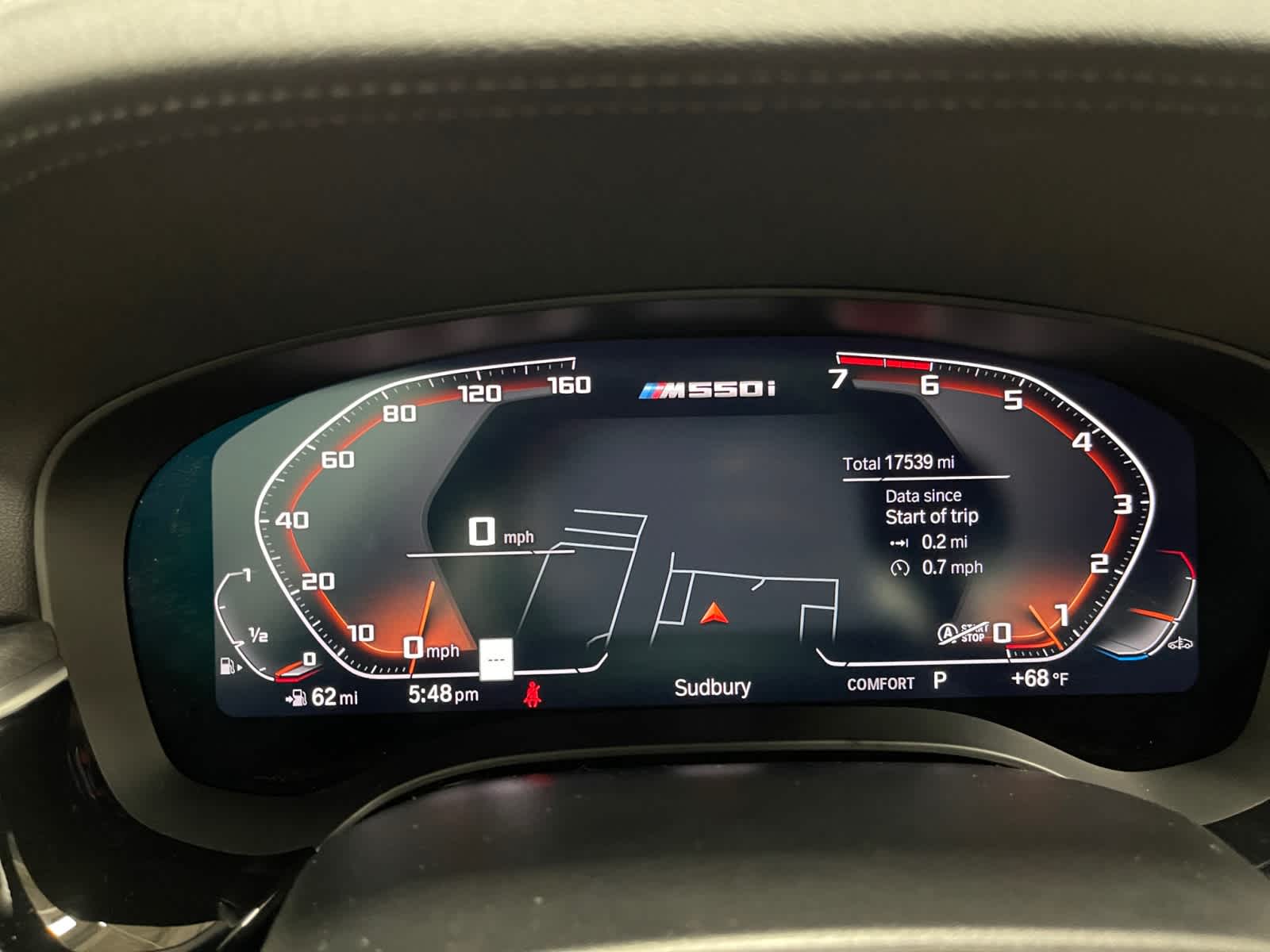 used 2022 BMW M550i car, priced at $61,998