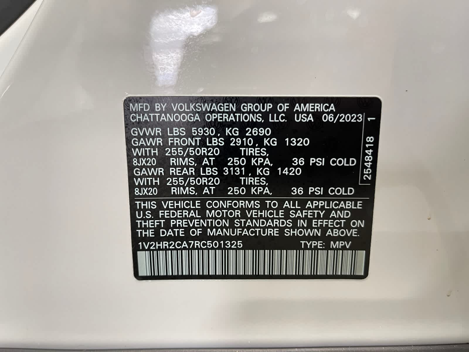 used 2024 Volkswagen Atlas car, priced at $35,998