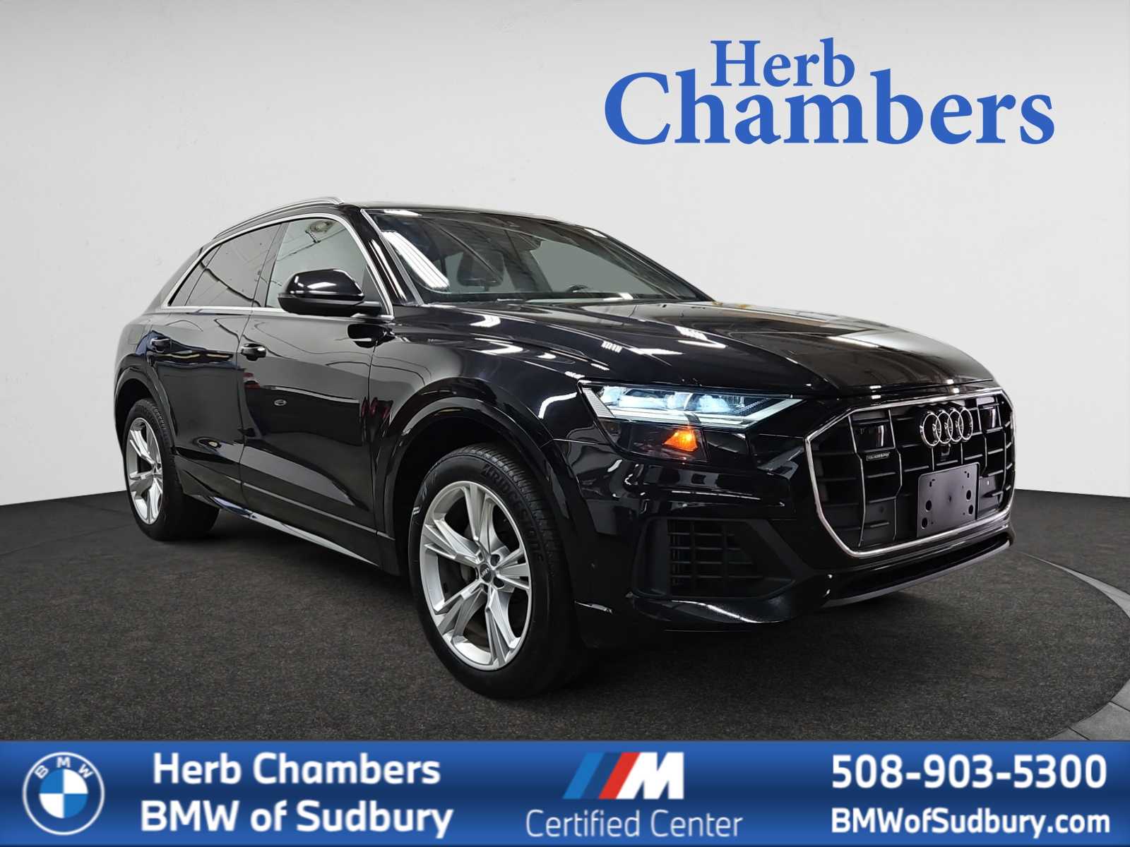 used 2019 Audi Q8 car, priced at $33,498