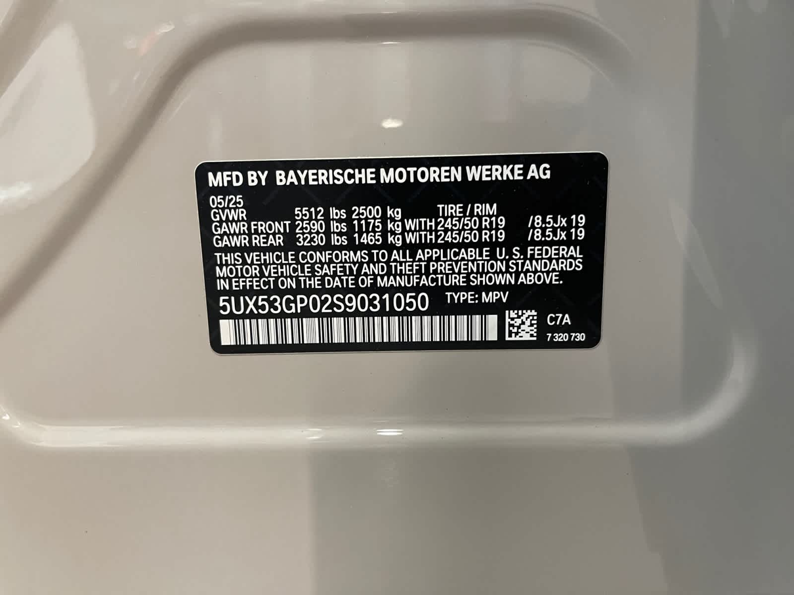 new 2025 BMW X3 car, priced at $57,405