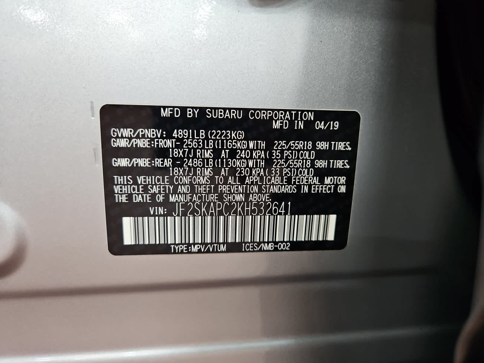 used 2019 Subaru Forester car, priced at $24,998