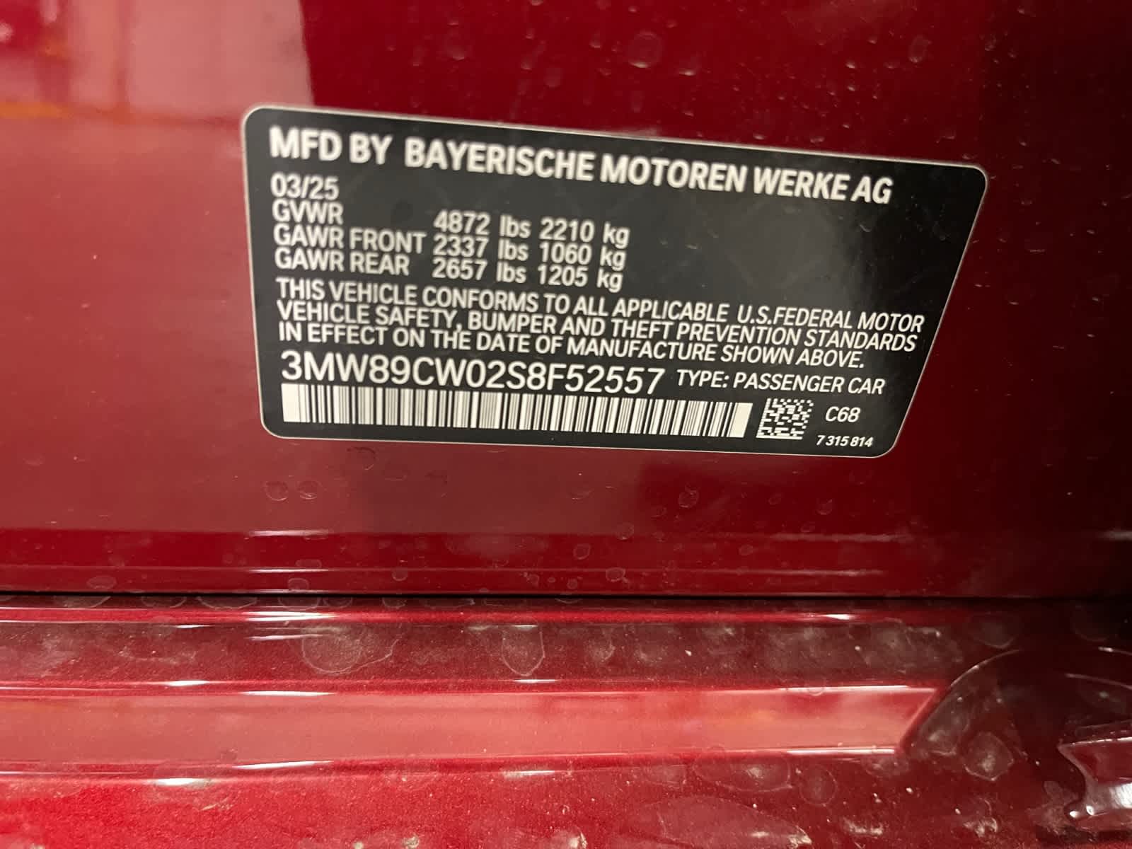 new 2025 BMW 330i car, priced at $54,435